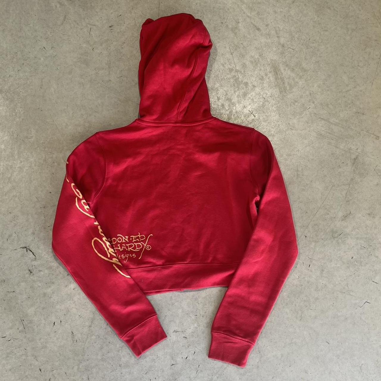 2000s Ed Hardy Graphic Hoodie Zip Up