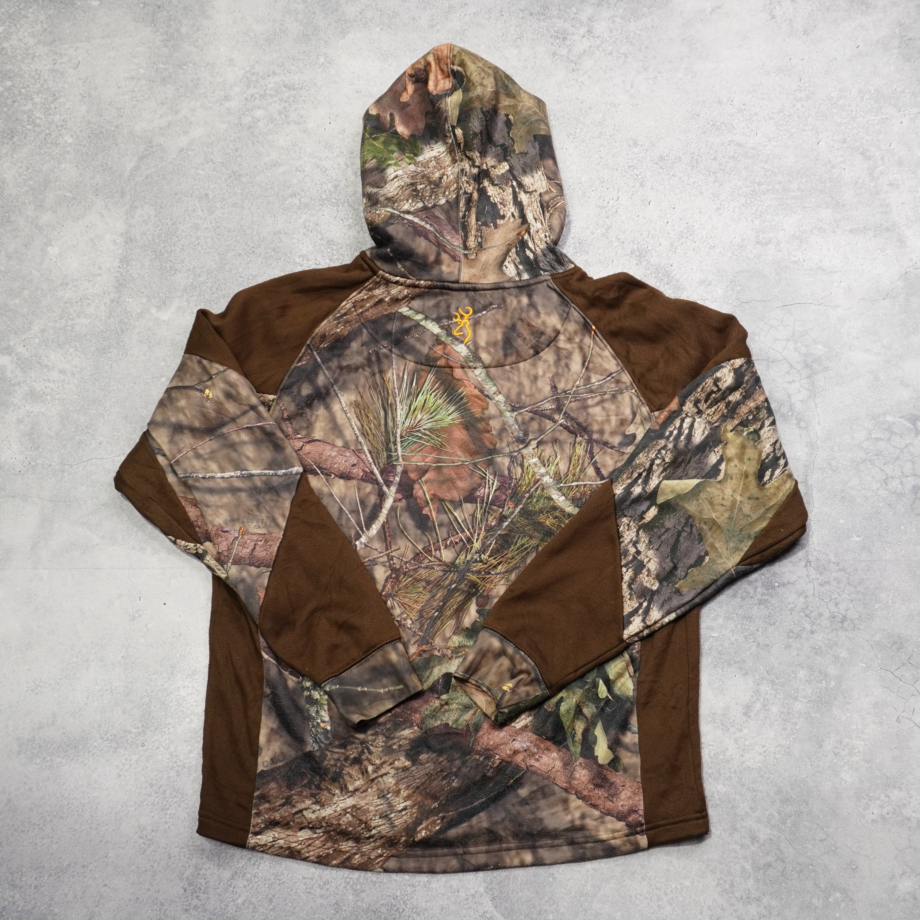 2000s Browning Camo Graphic Hoodie