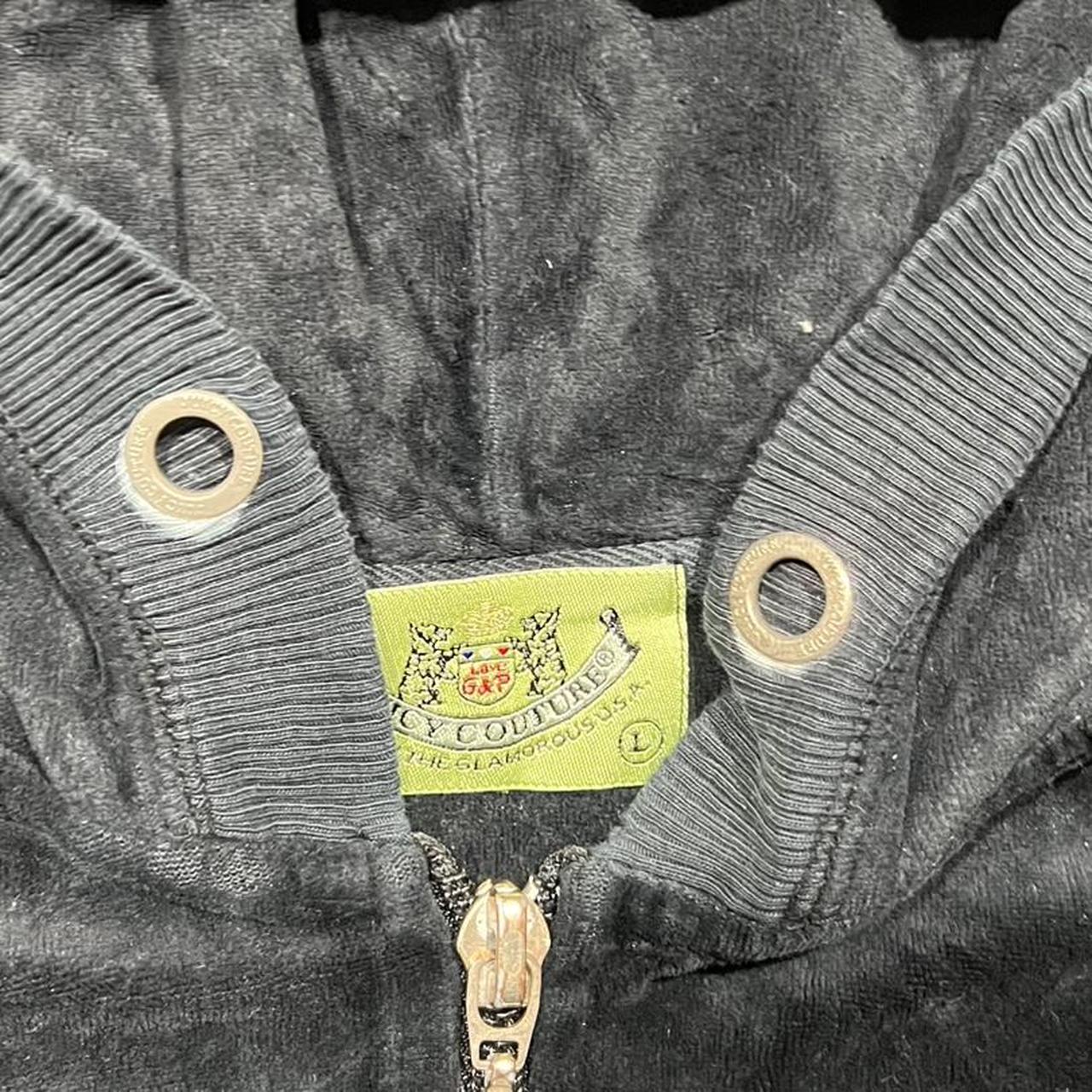 2000s Juicy Couture Velour Y2K Hoodie Hoodie