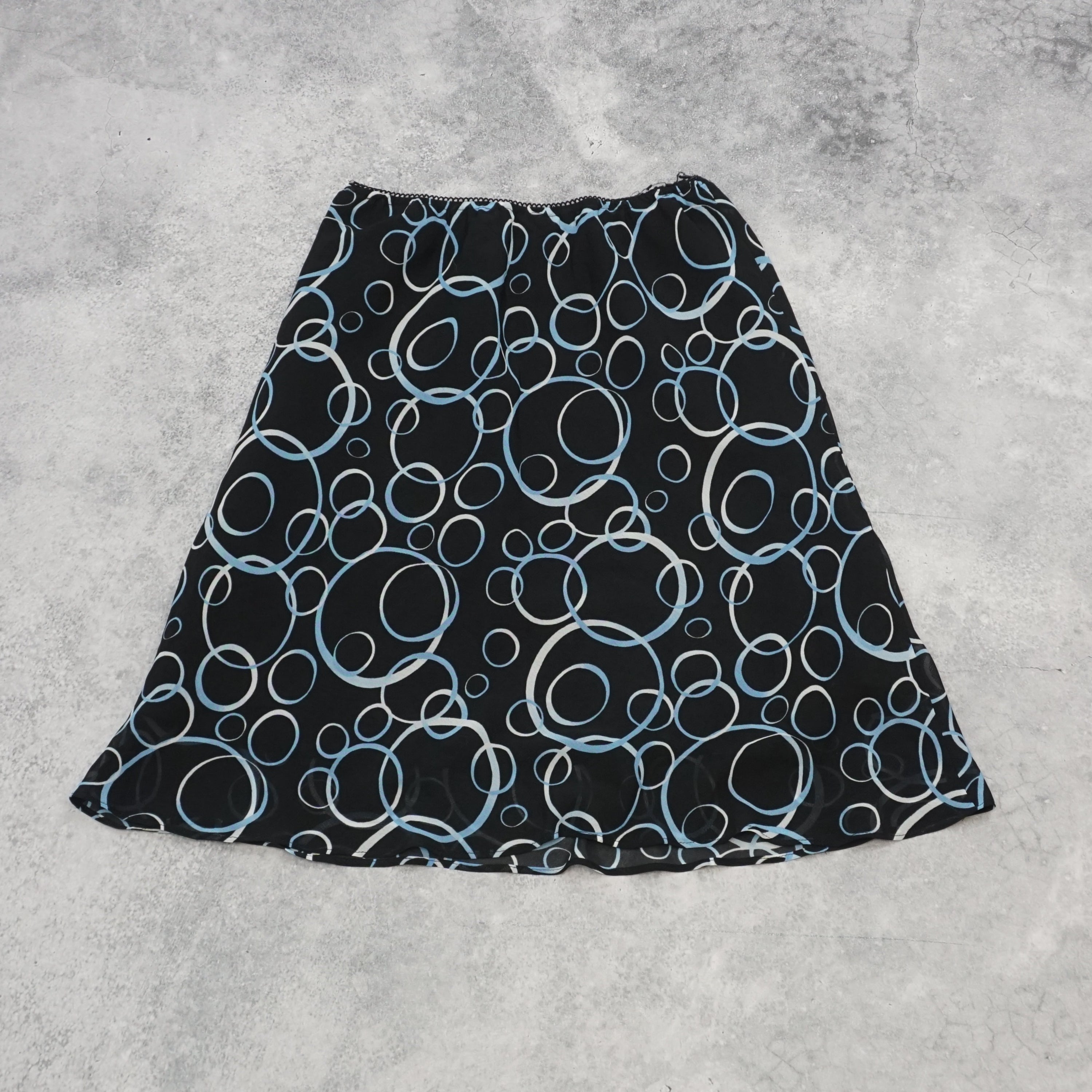 George Circle Print Skirt