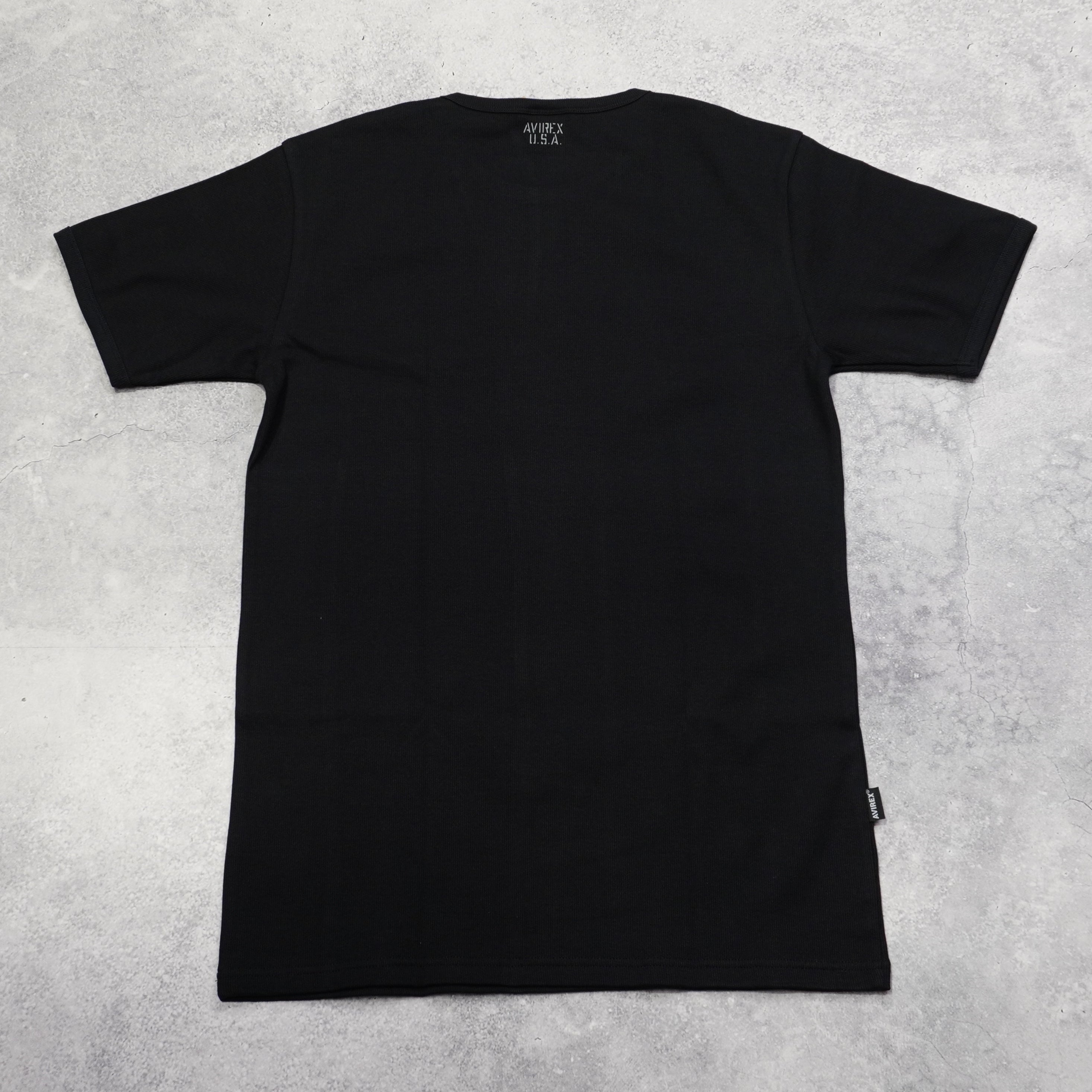Avirex Ribbed Short Sleeve T-Shirt