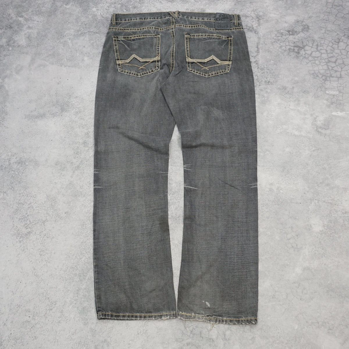 2000s Axe & Crown Straight Leg Grey Washed Jeans