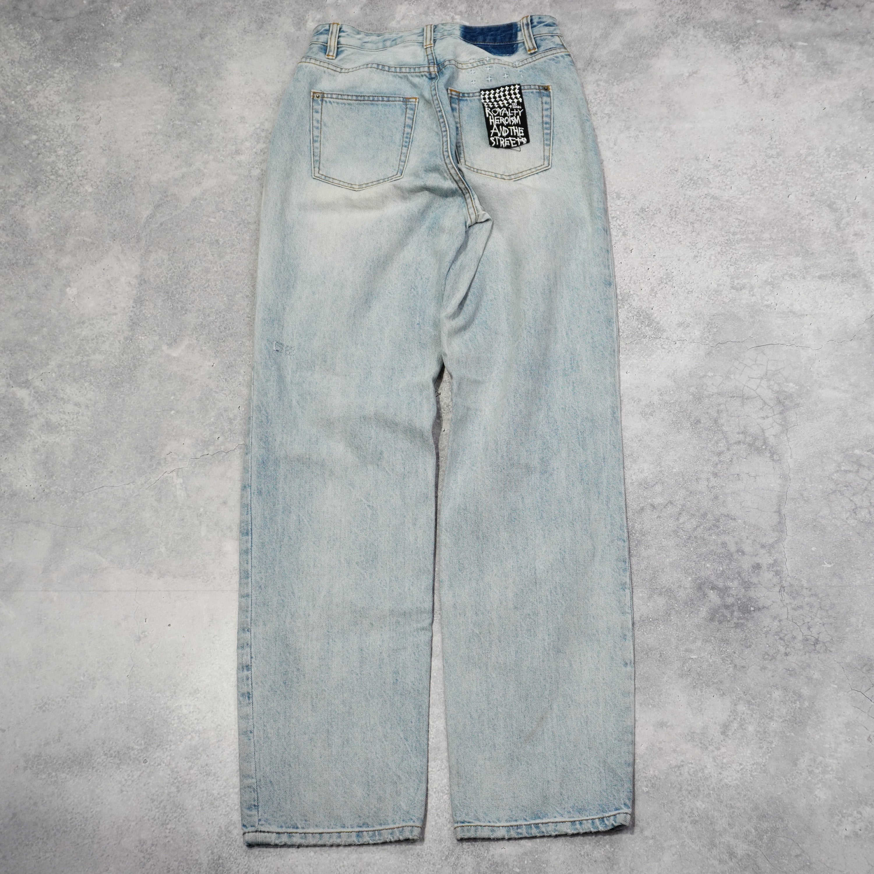 Tsubi Distressed High Rise Jeans