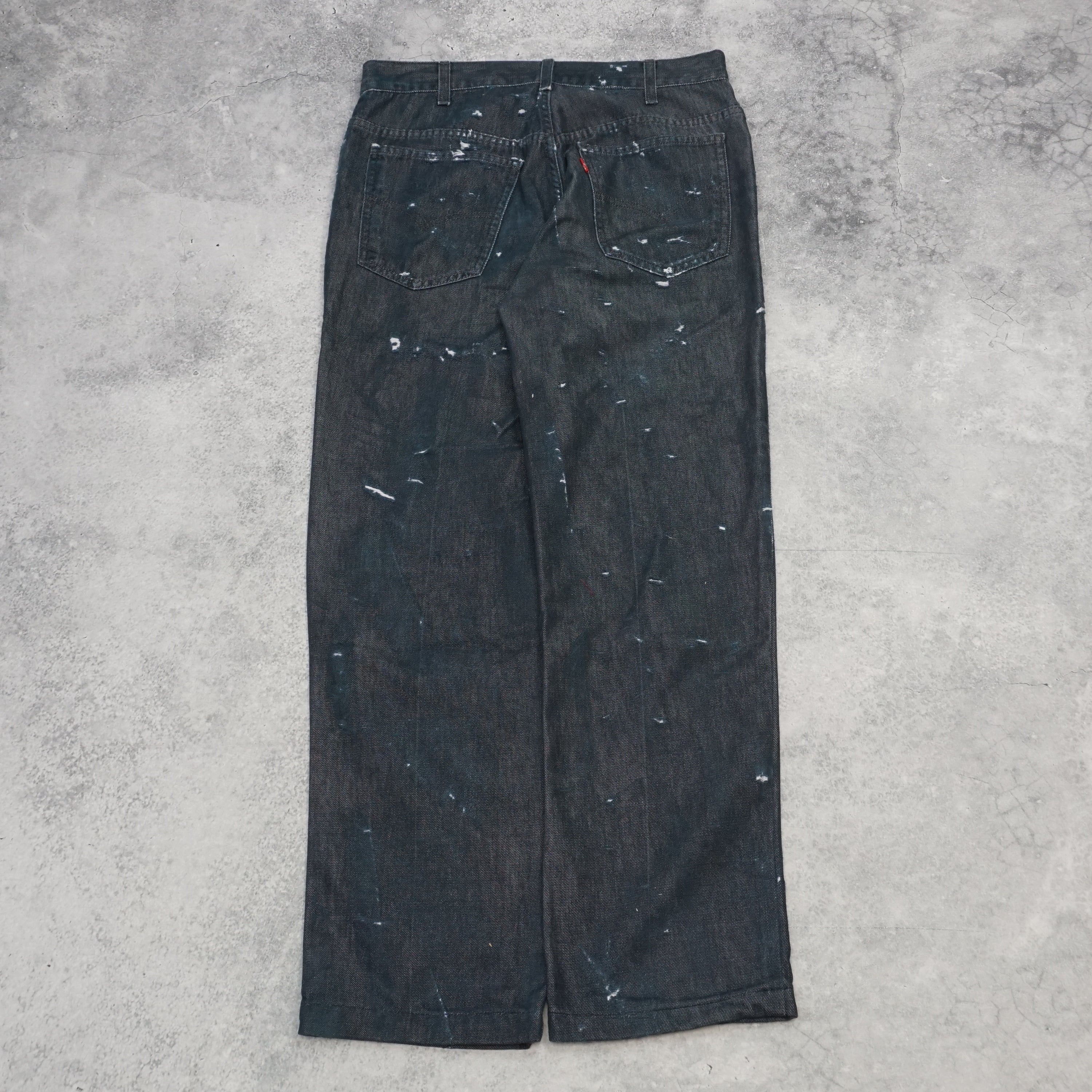 90s Levi'S Sta-Prest Paint Splattered Jeans
