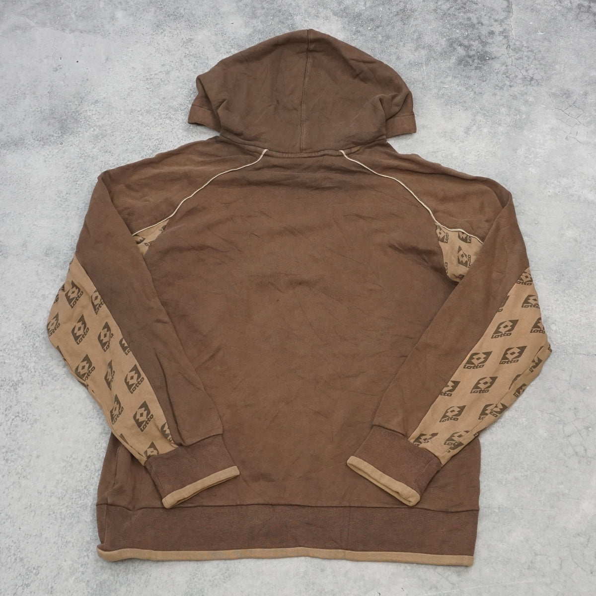2000s Lotto Spellout Monogram Hoodie