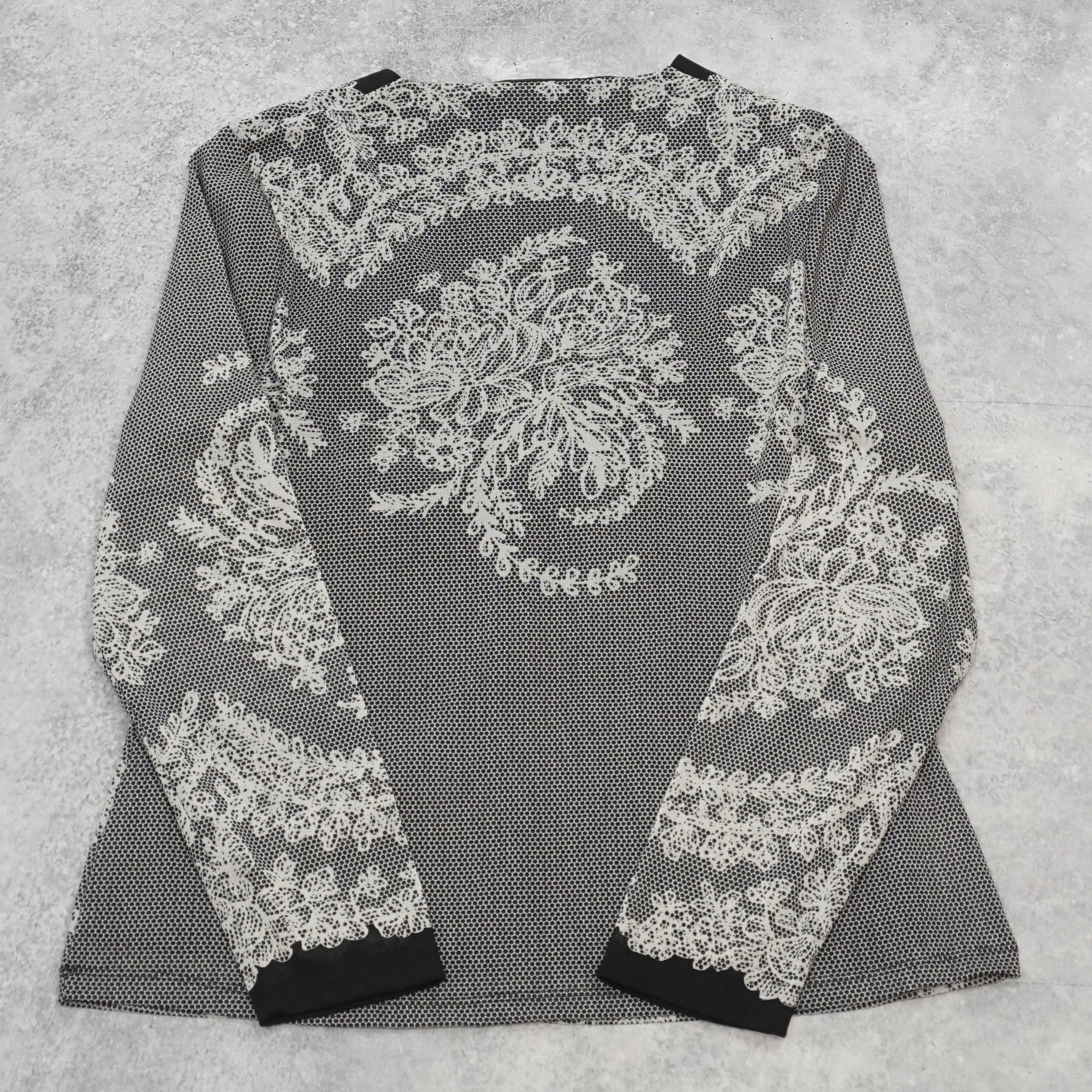 Kamiko Patterned Lightweight Top Long Sleeve