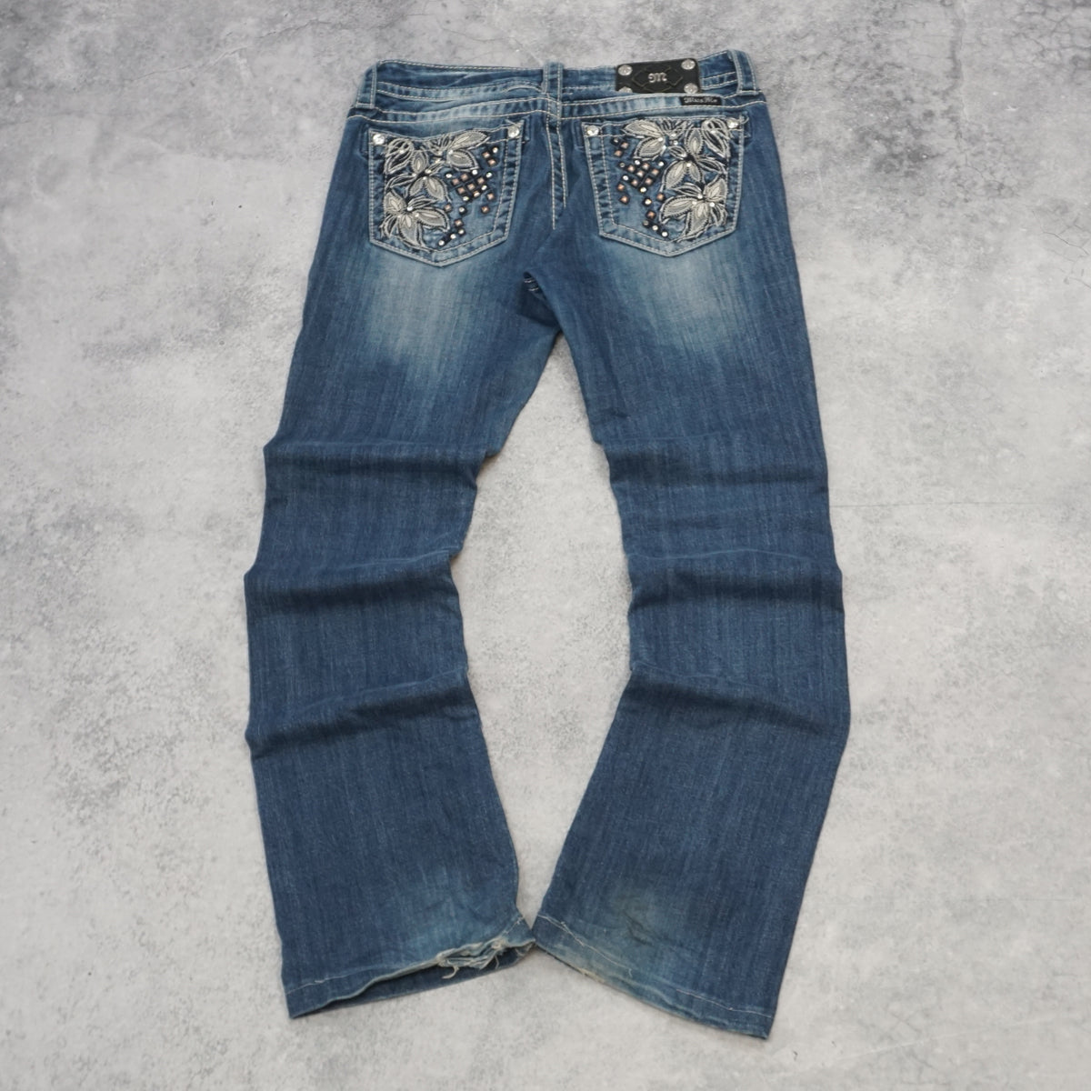 2000s Miss Me Bootcut Embellished Jeans