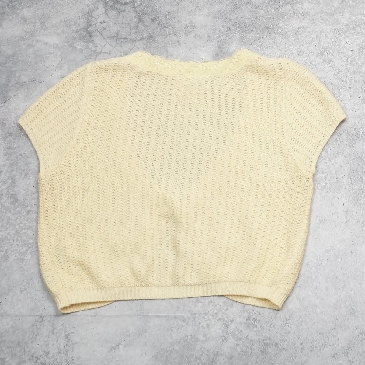 Vivienne Westwood Cropped Lace Trim Cardigan Shrug