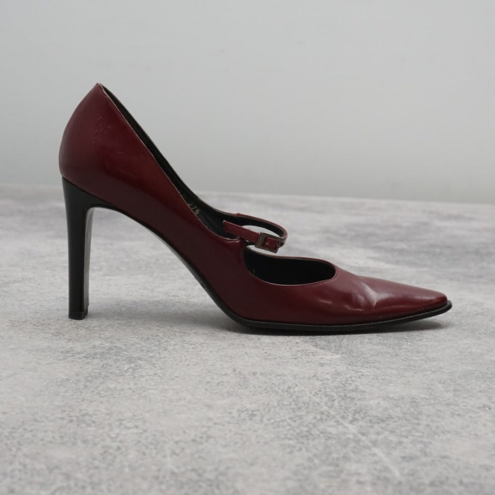 90s Emporio Armani Mary Jane Pointed Toe Heels