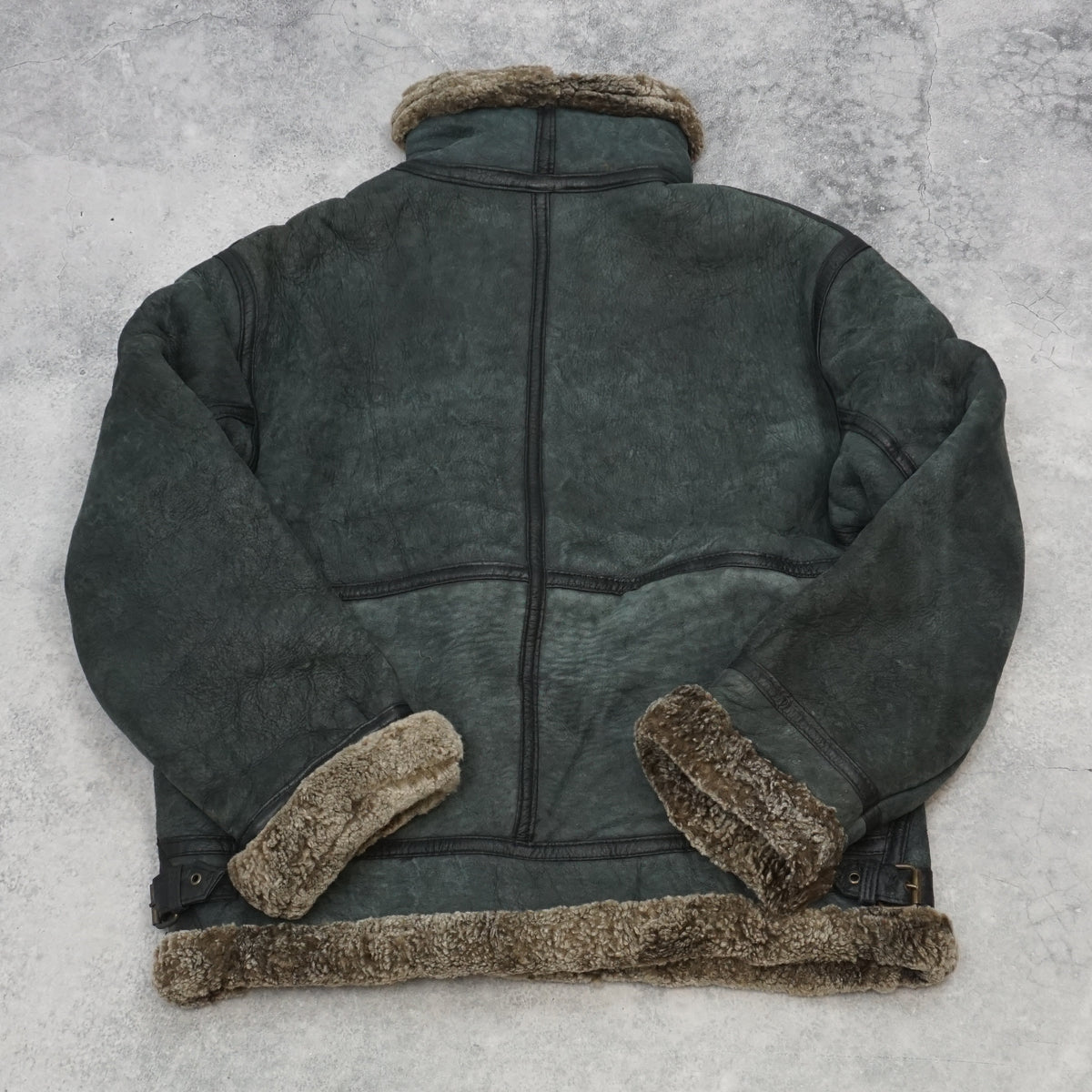 90s Madda Aviator Sheepskin Jacket Shearling