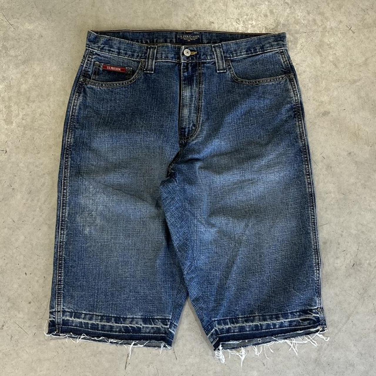 2000s US Polo Assn Frayed Jorts Denim