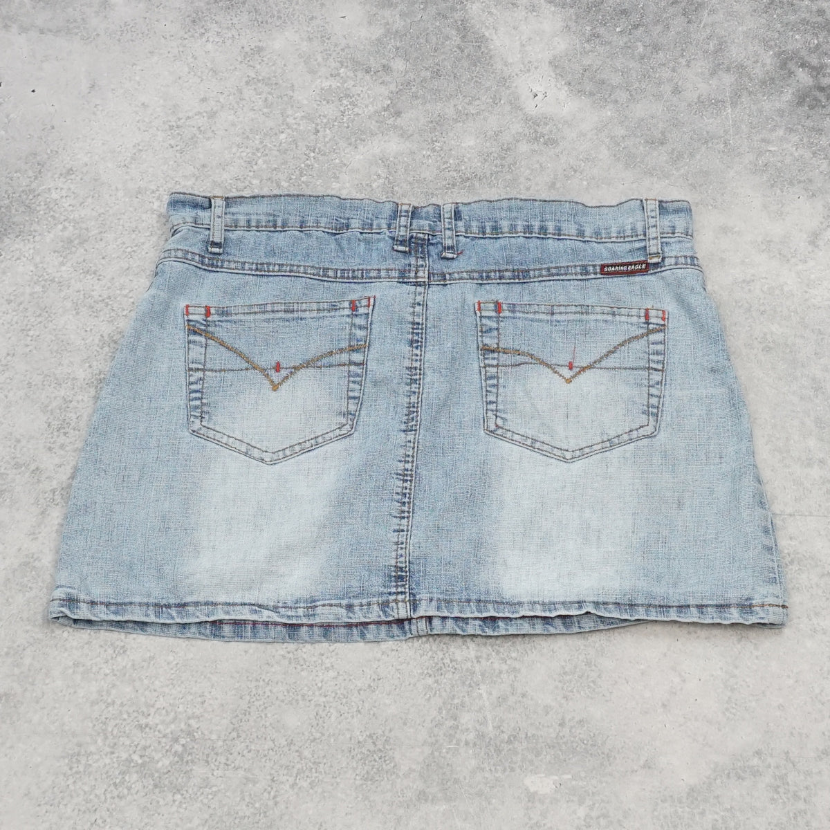 2000s Soaring Eagle Low Rise Skirt Denim
