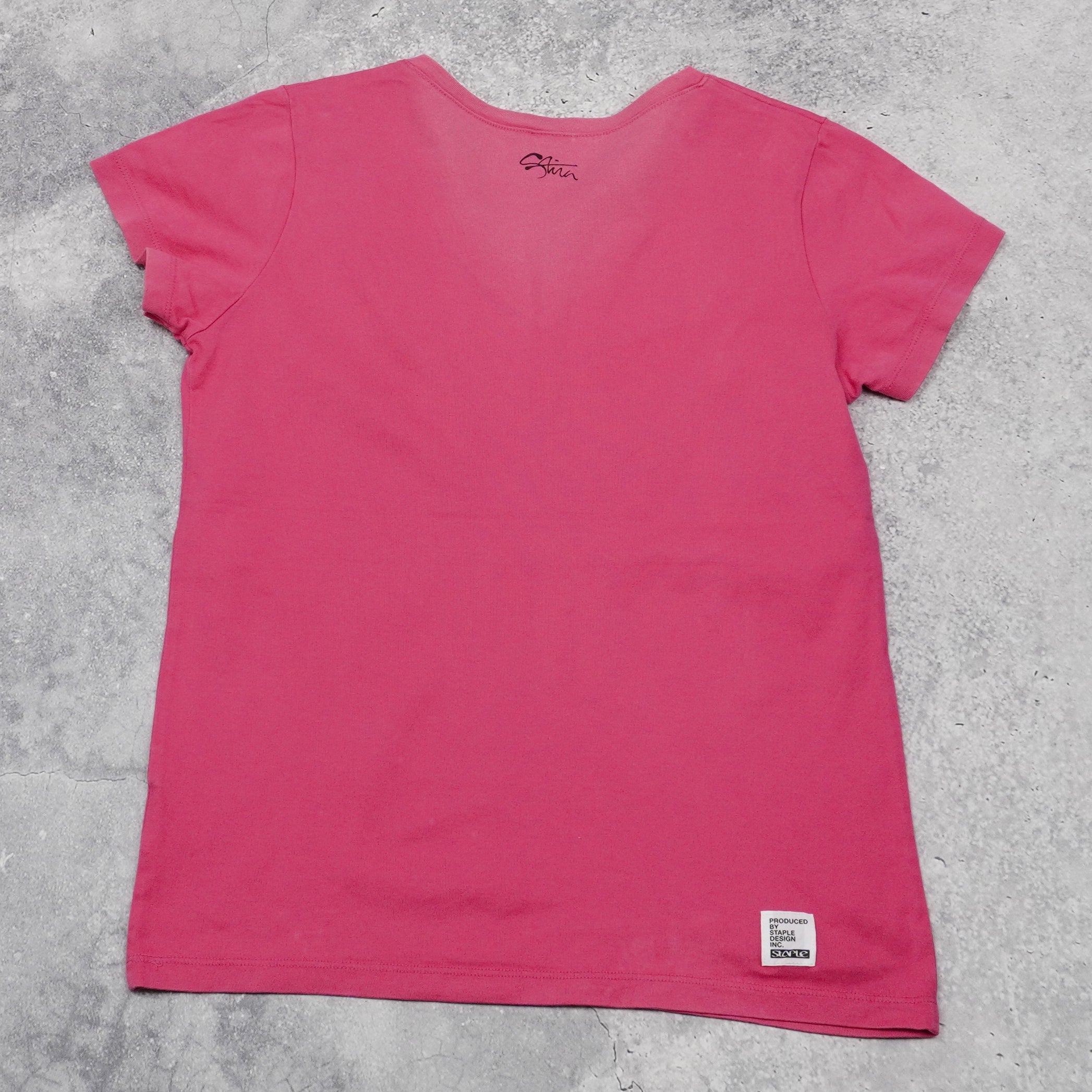 2000s Graphic V-Neck T-Shirt