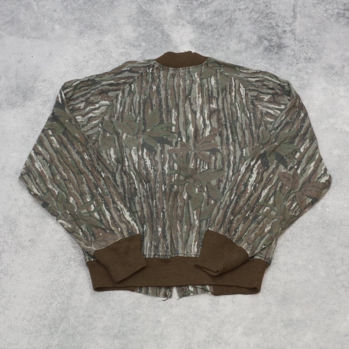 90s Sports Afield Realtree Camo Bomber Jacket