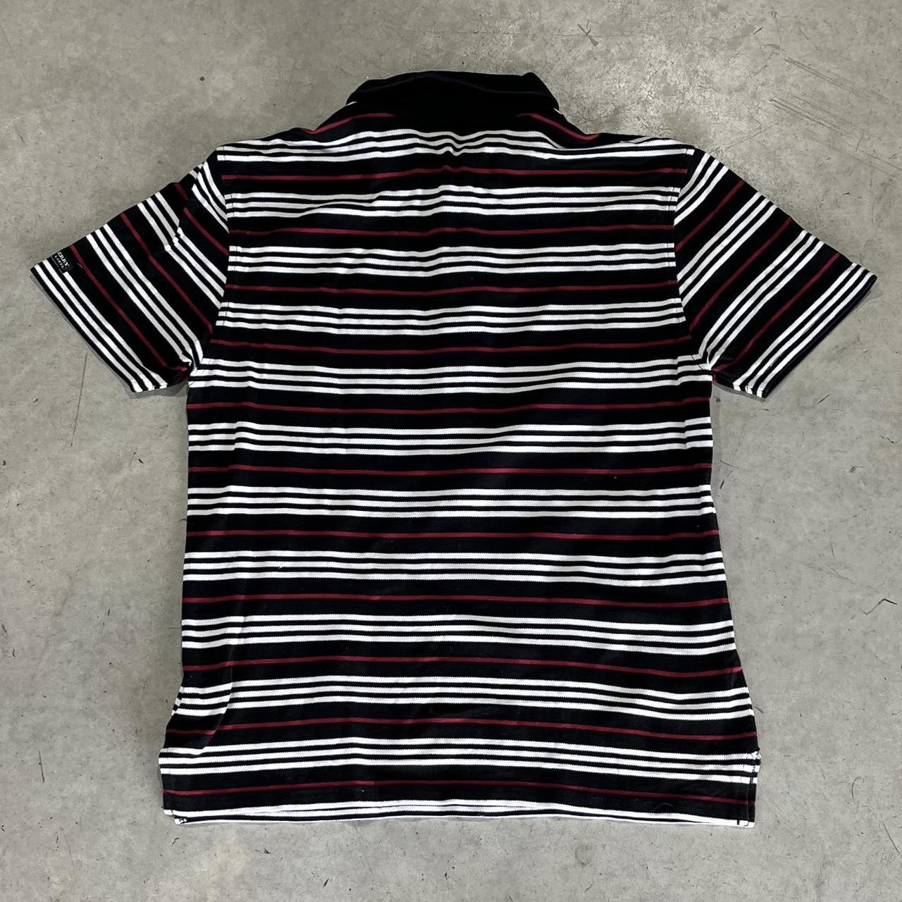 90s Burberry Striped Polo Tee