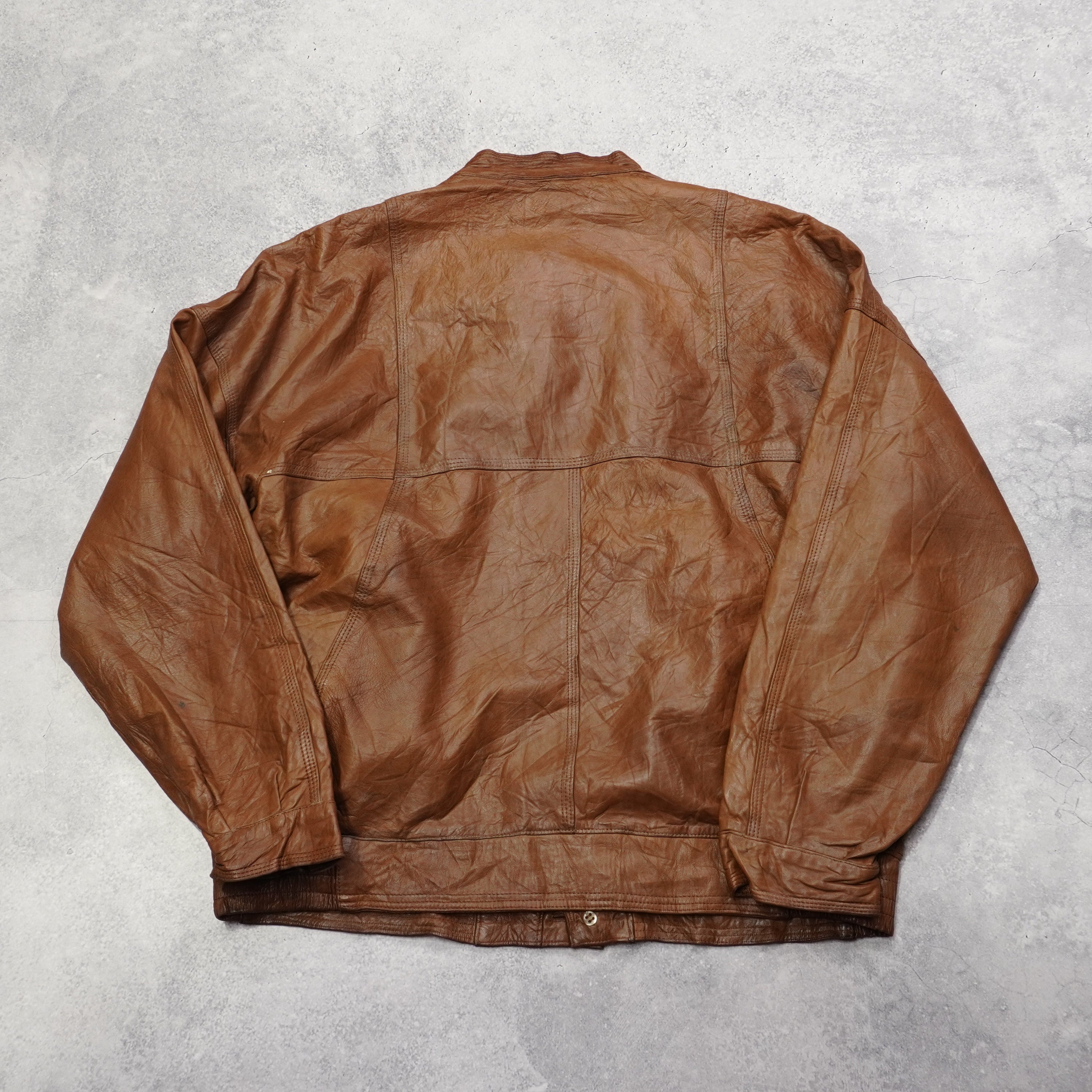 80s Burberry's Leather Jacket