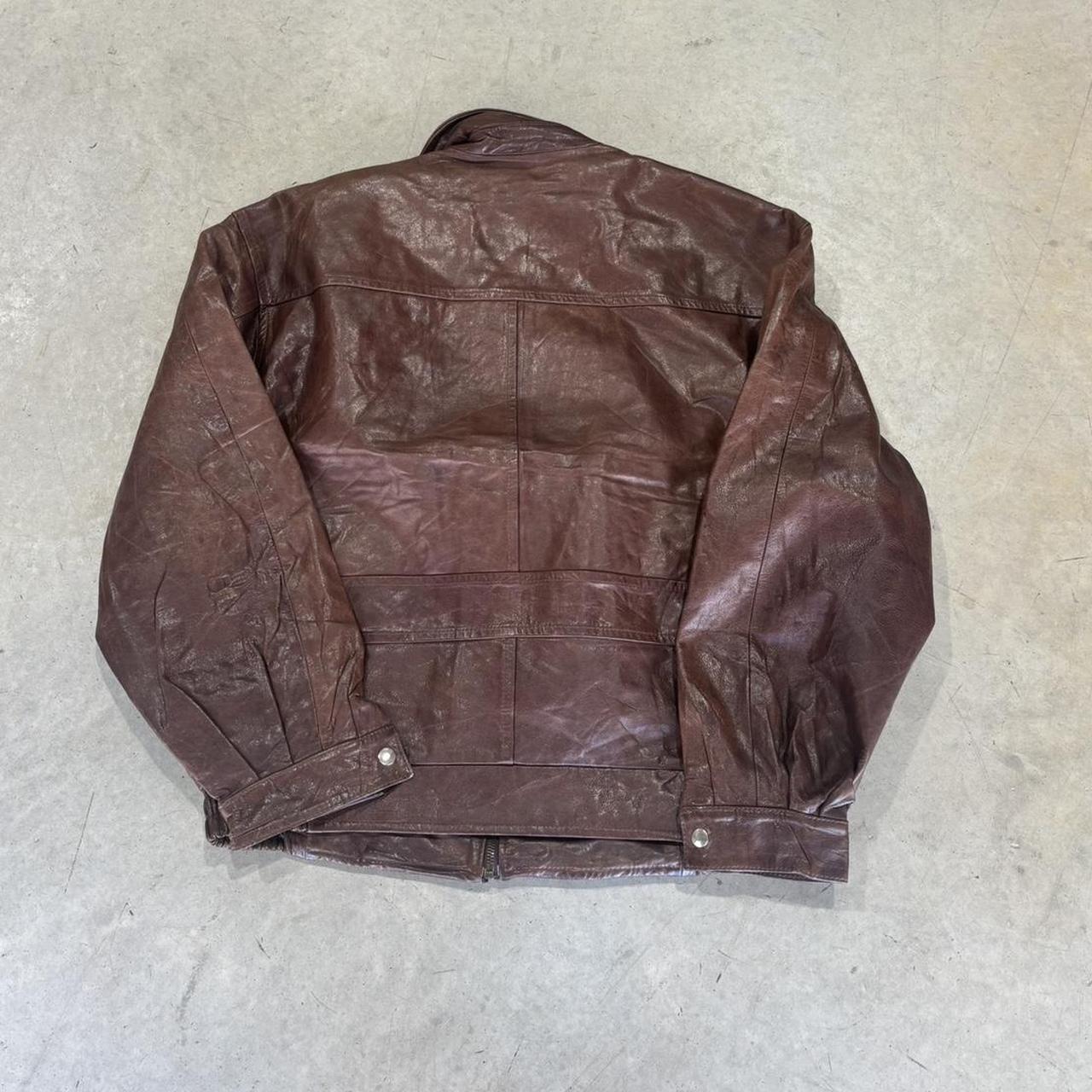 90s Elements Leather Jacket