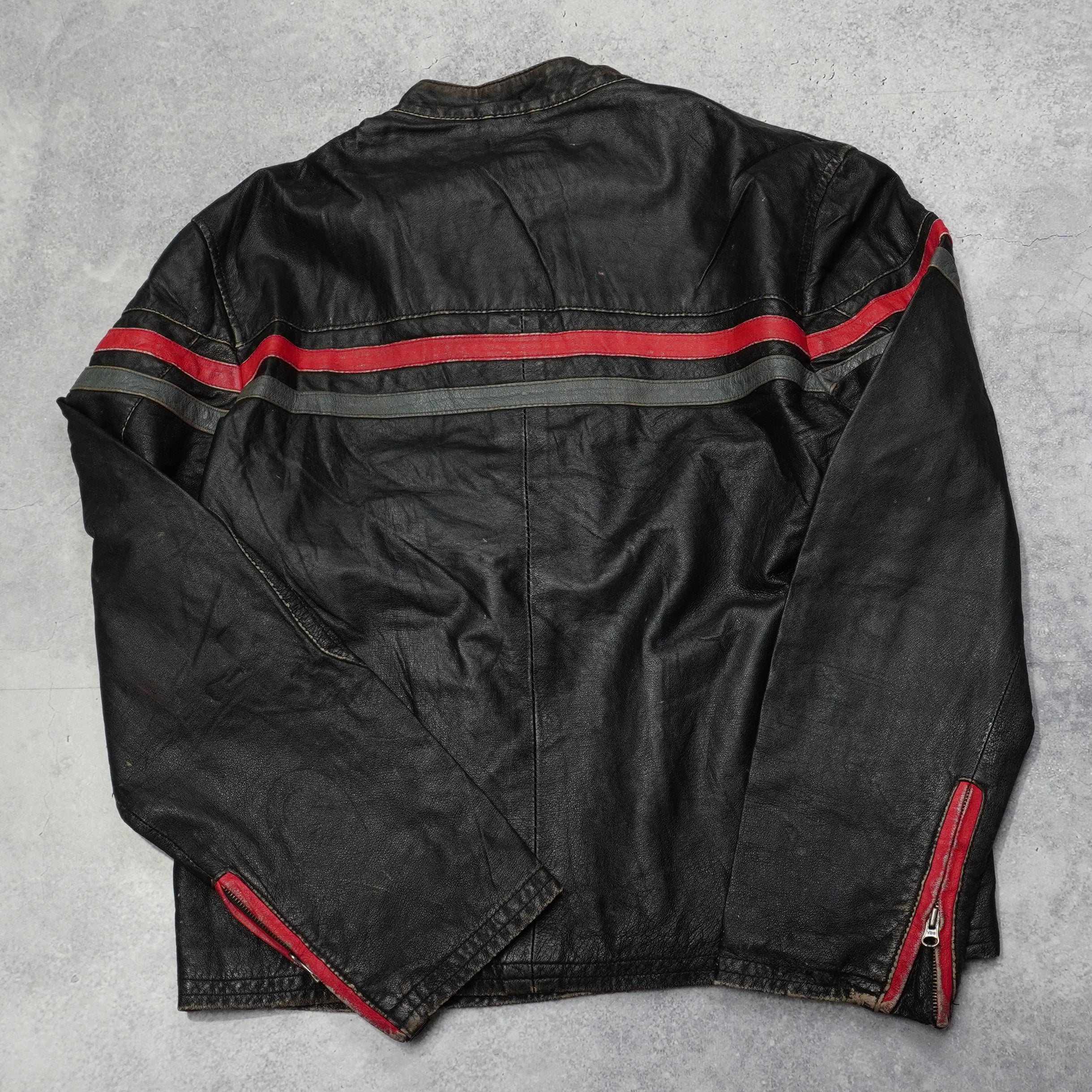 2000s Liz Phillips Racer Leather Jacket