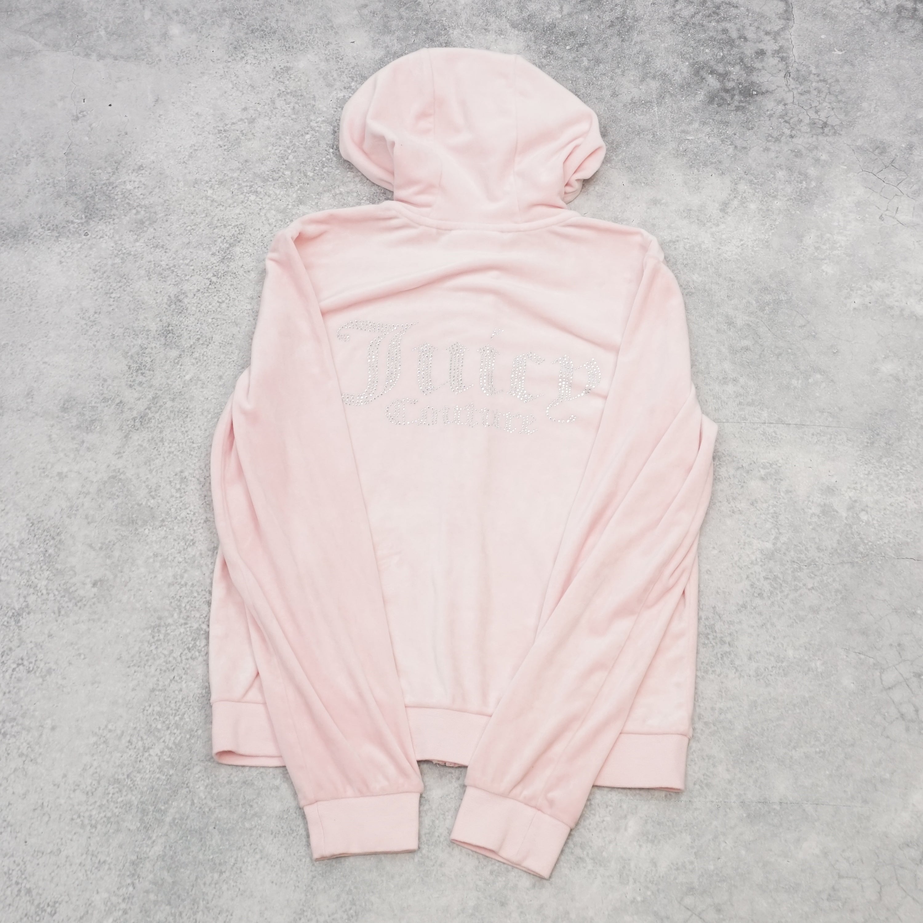 2000s Juicy Couture Velour Zippered Hoodie