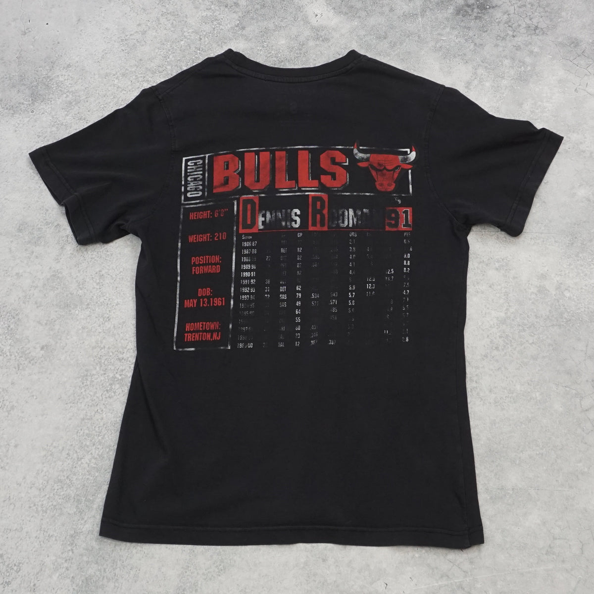 Mitchell & Ness Dennis Rodman Chicago Bulls Graphic T-Shirt
