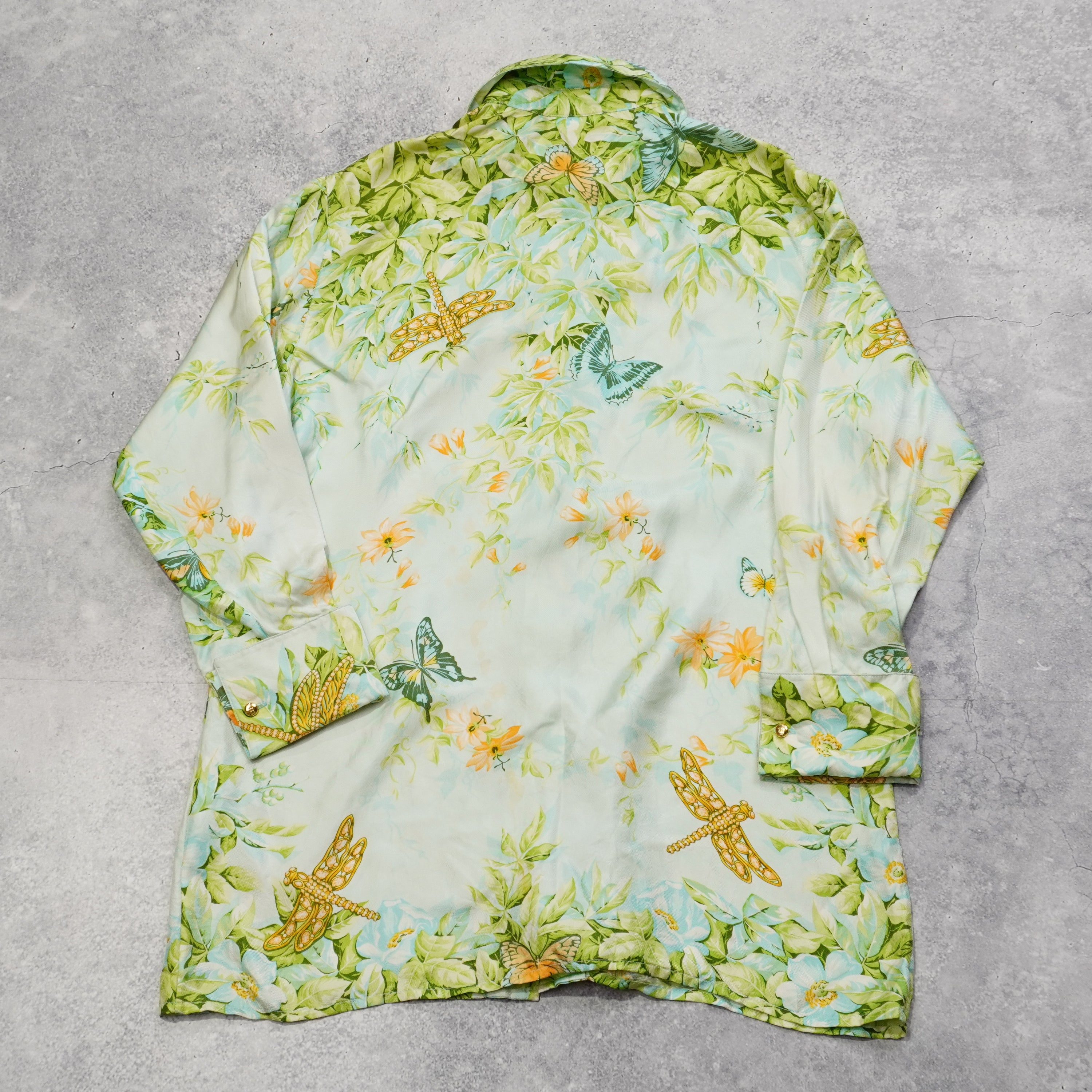 2000s Christian Dior Floral Print Button Up