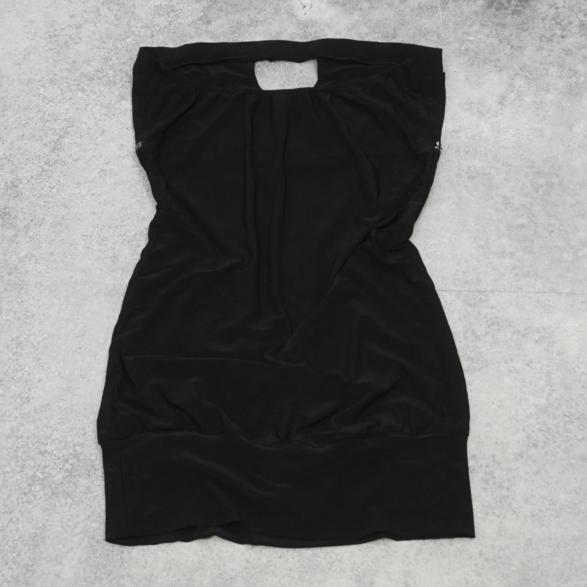 2000s Chain  Trim Strapless Top