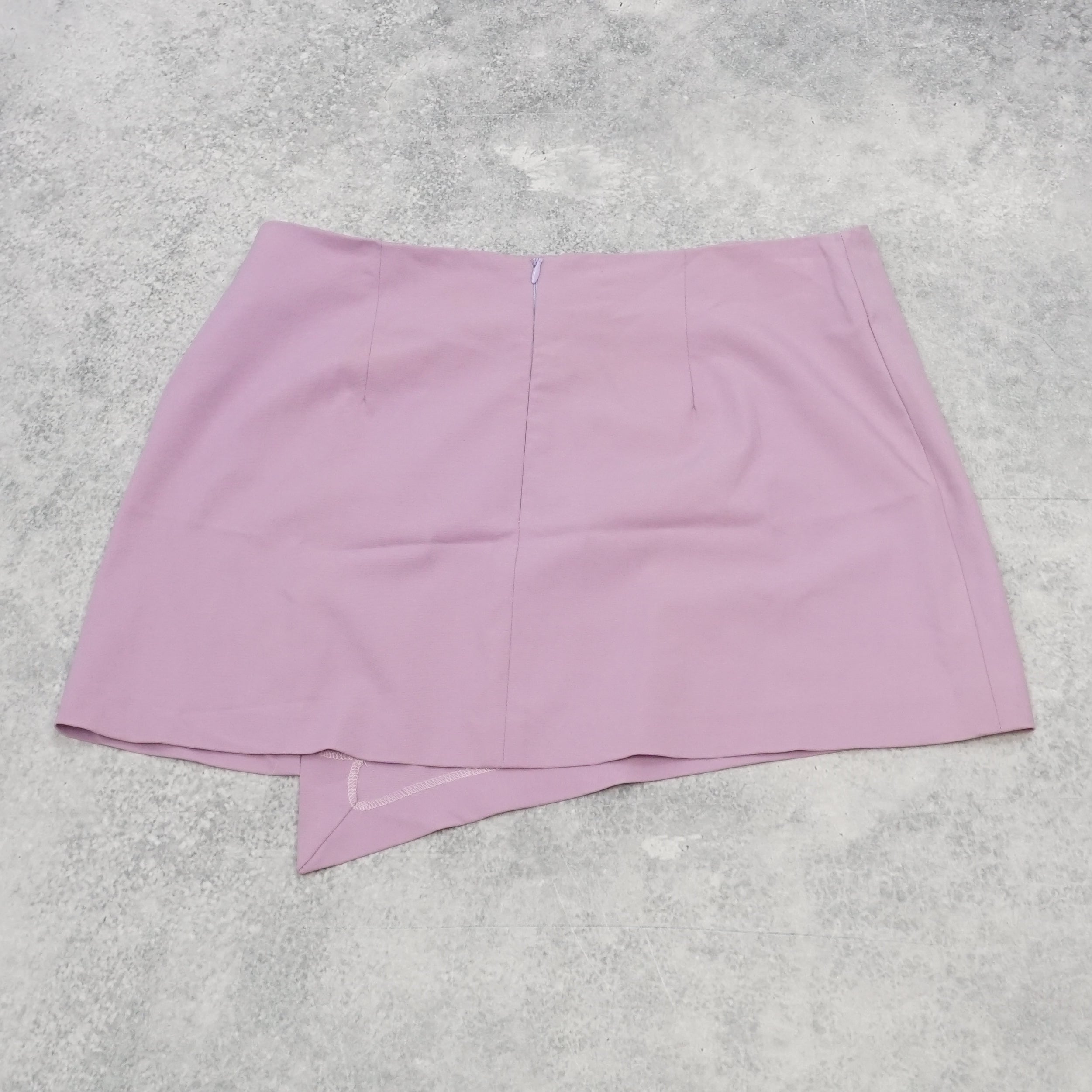 Castellani Asymmetric Wrap Mini Skirt