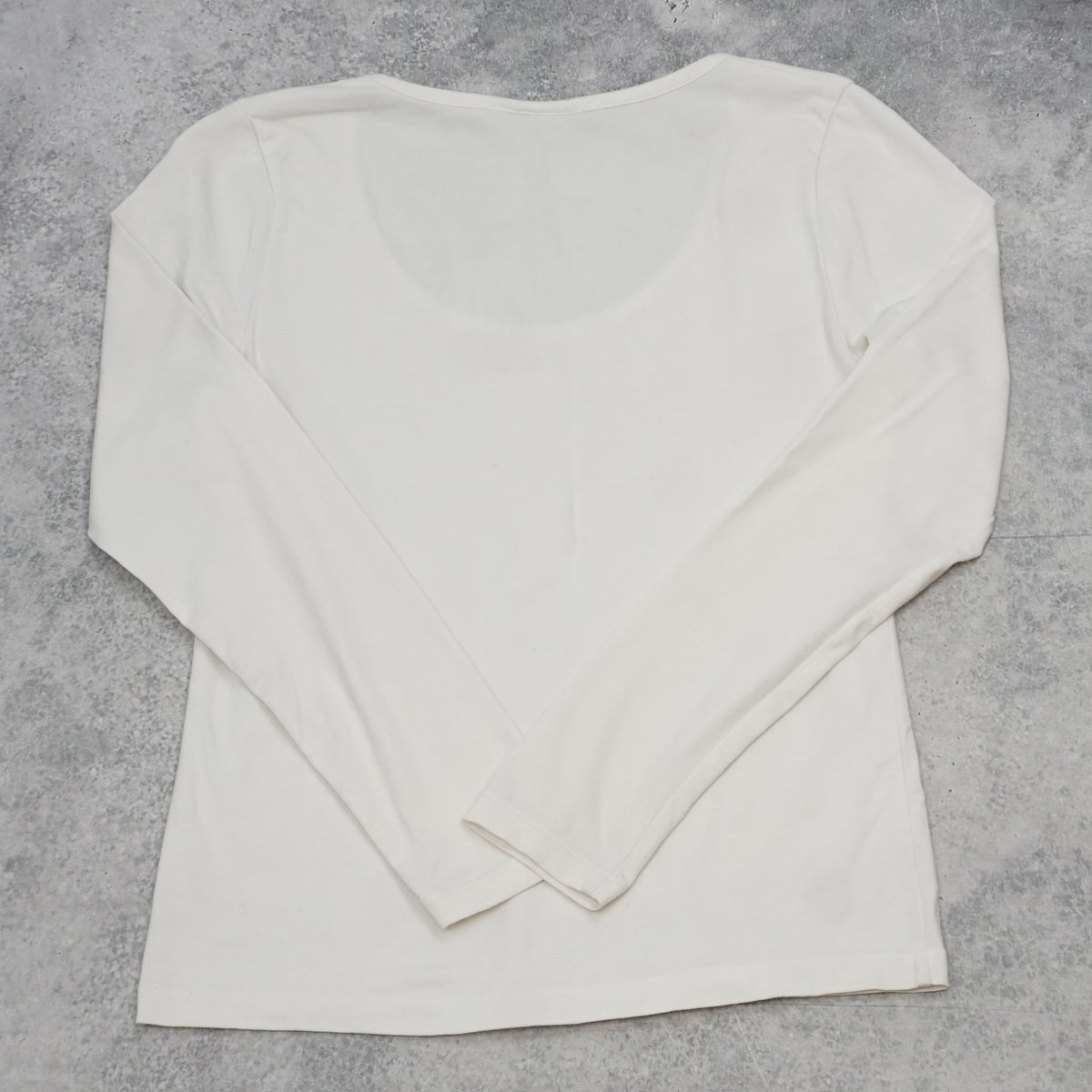 Bonds Long Sleeve Scoop Neck Top