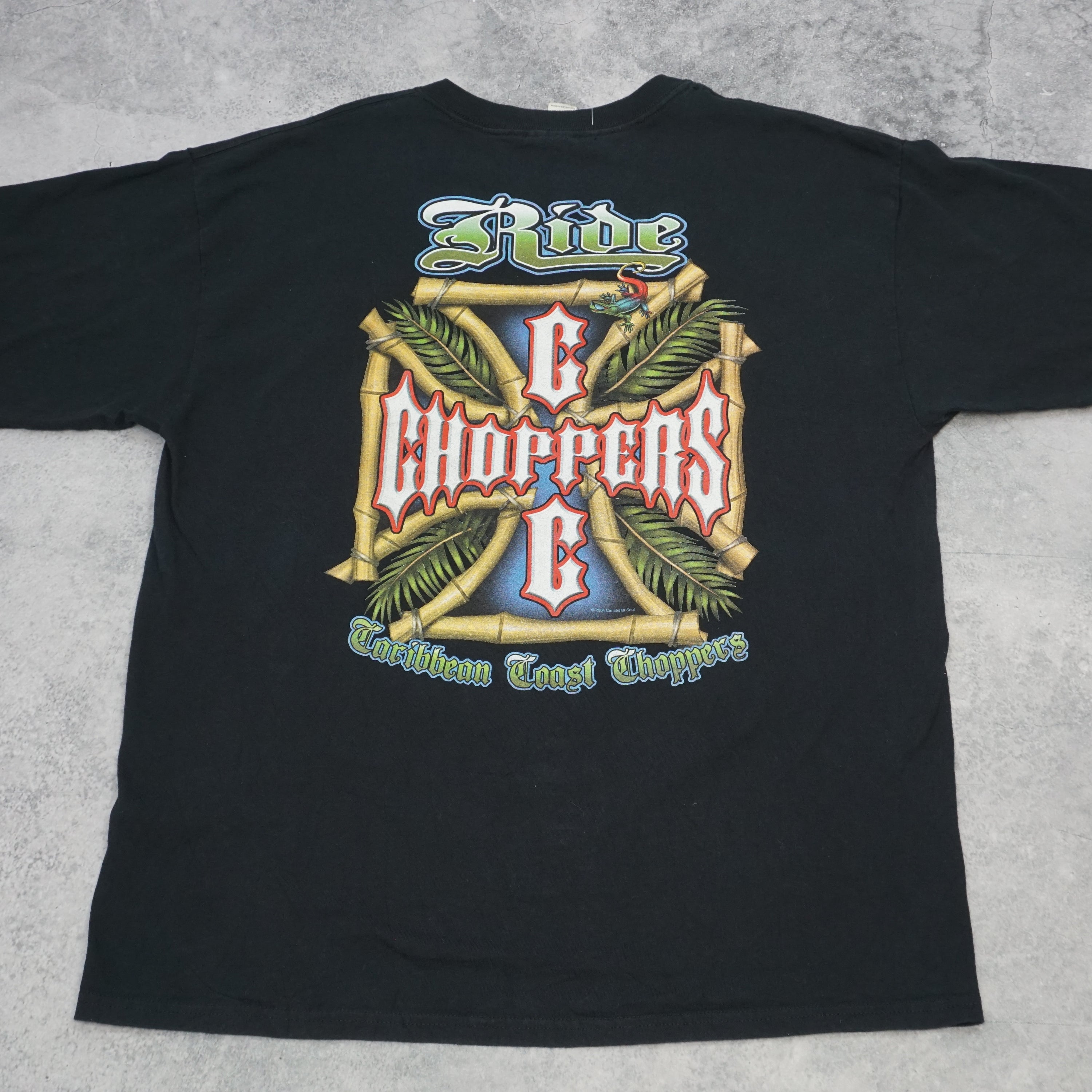 90s Caribbean Soul Choppers Graphic T-Shirt