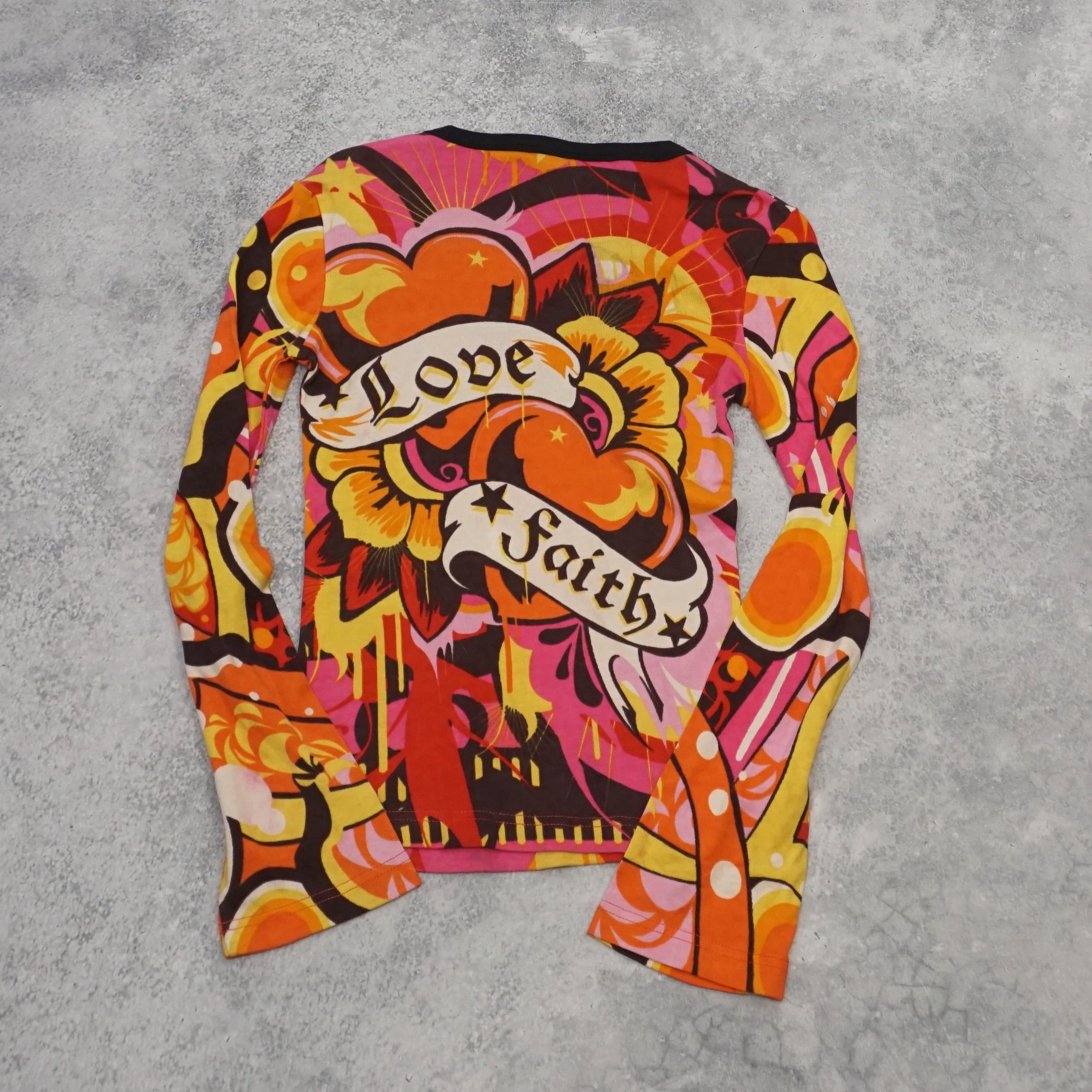2000s Hayes Patterned T-Shirt
