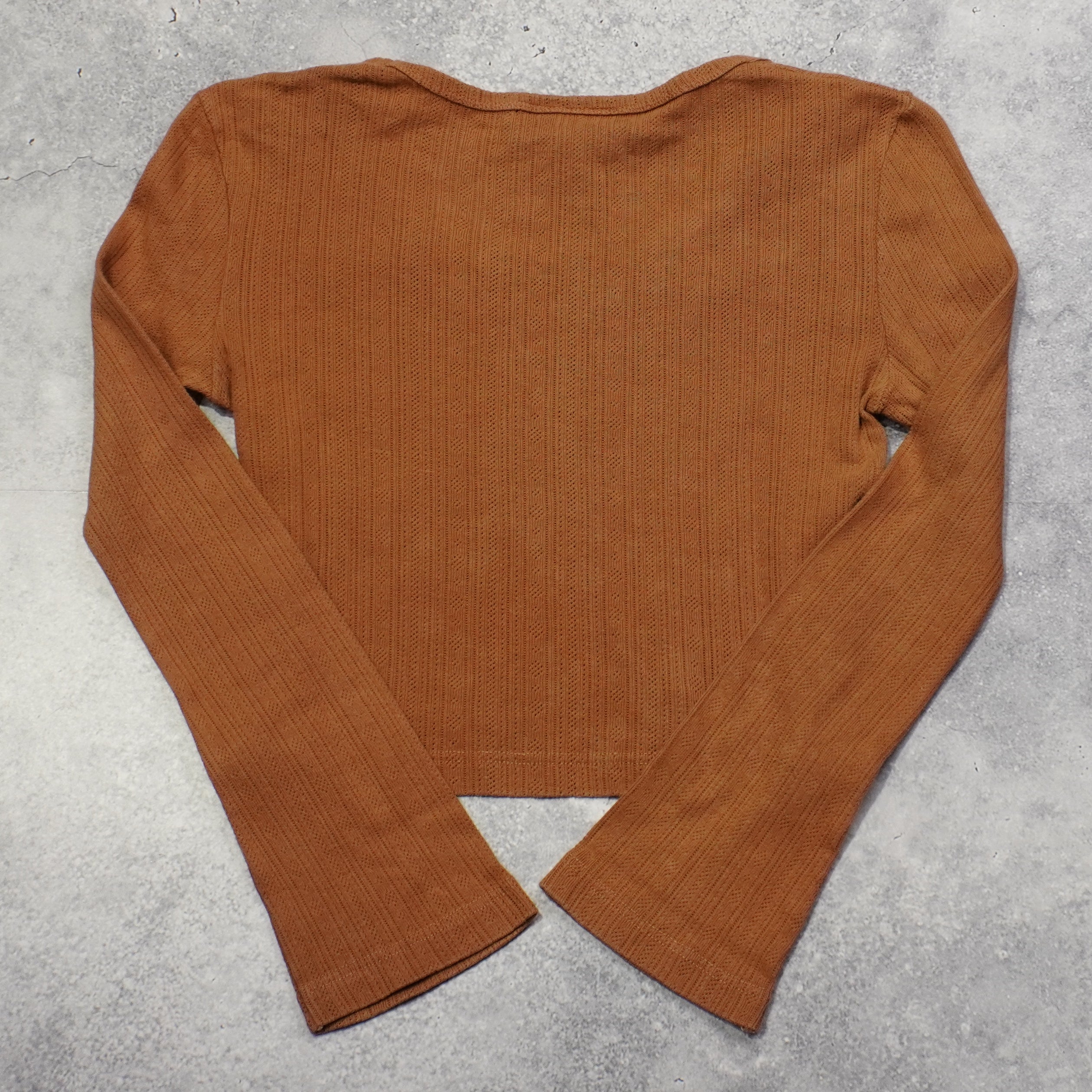 2000s Onyx Crop Knit Top