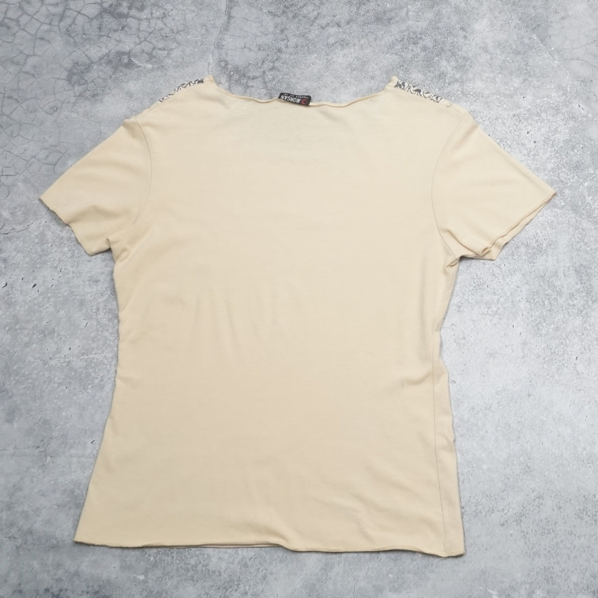 90s Morgan Baby Tee Glitter Graphic T-Shirt