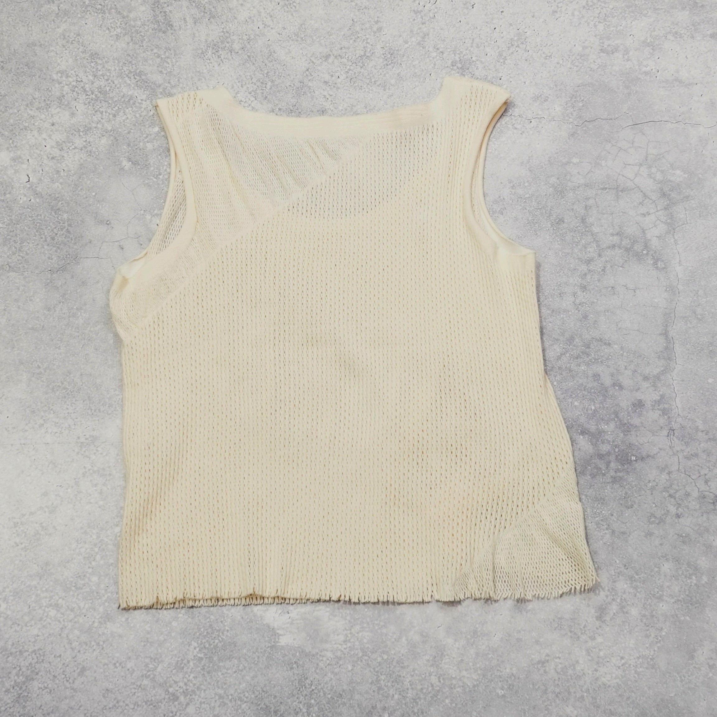 Issey Miyake Mesh Tank Top