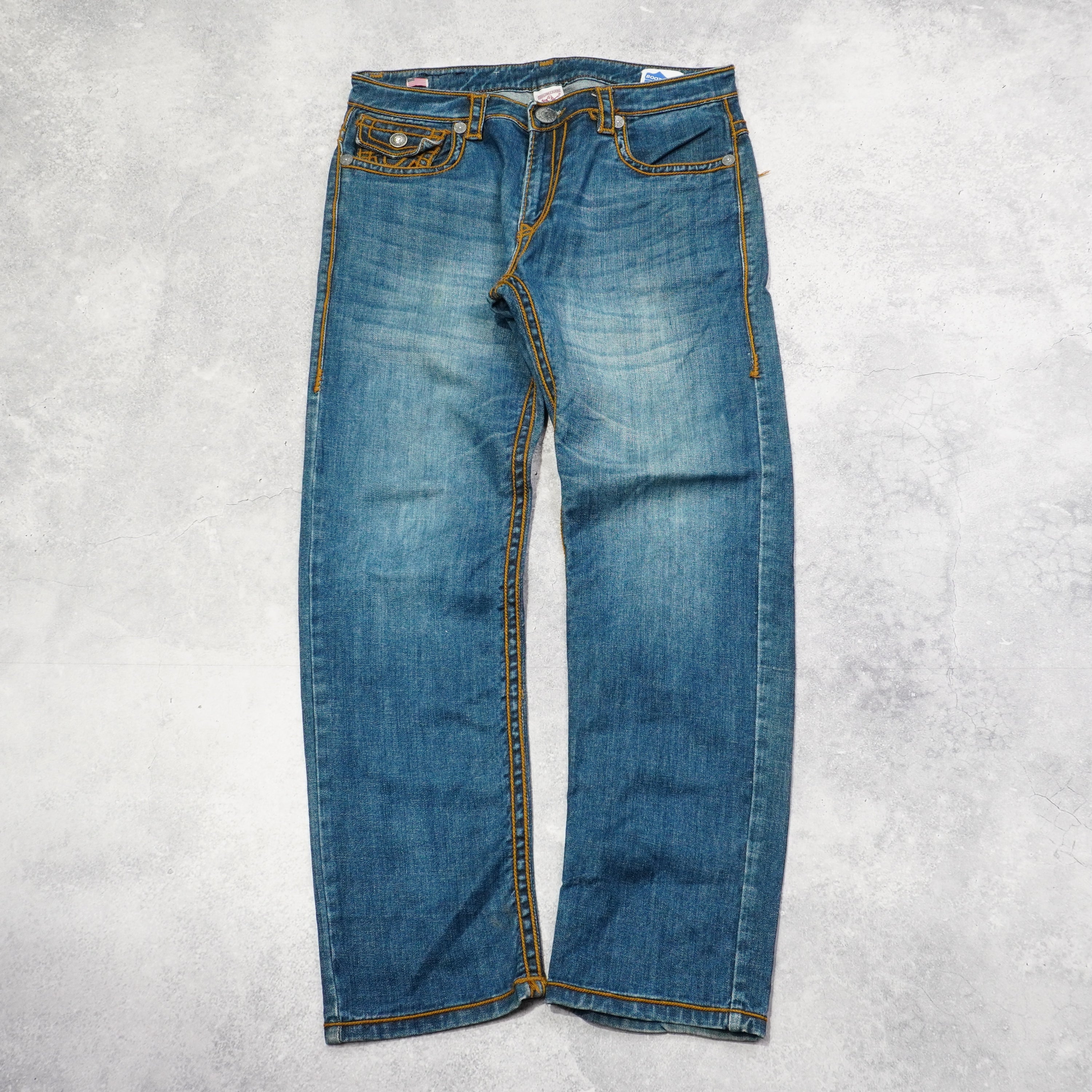 True Religion Straight Leg Denim Jeans