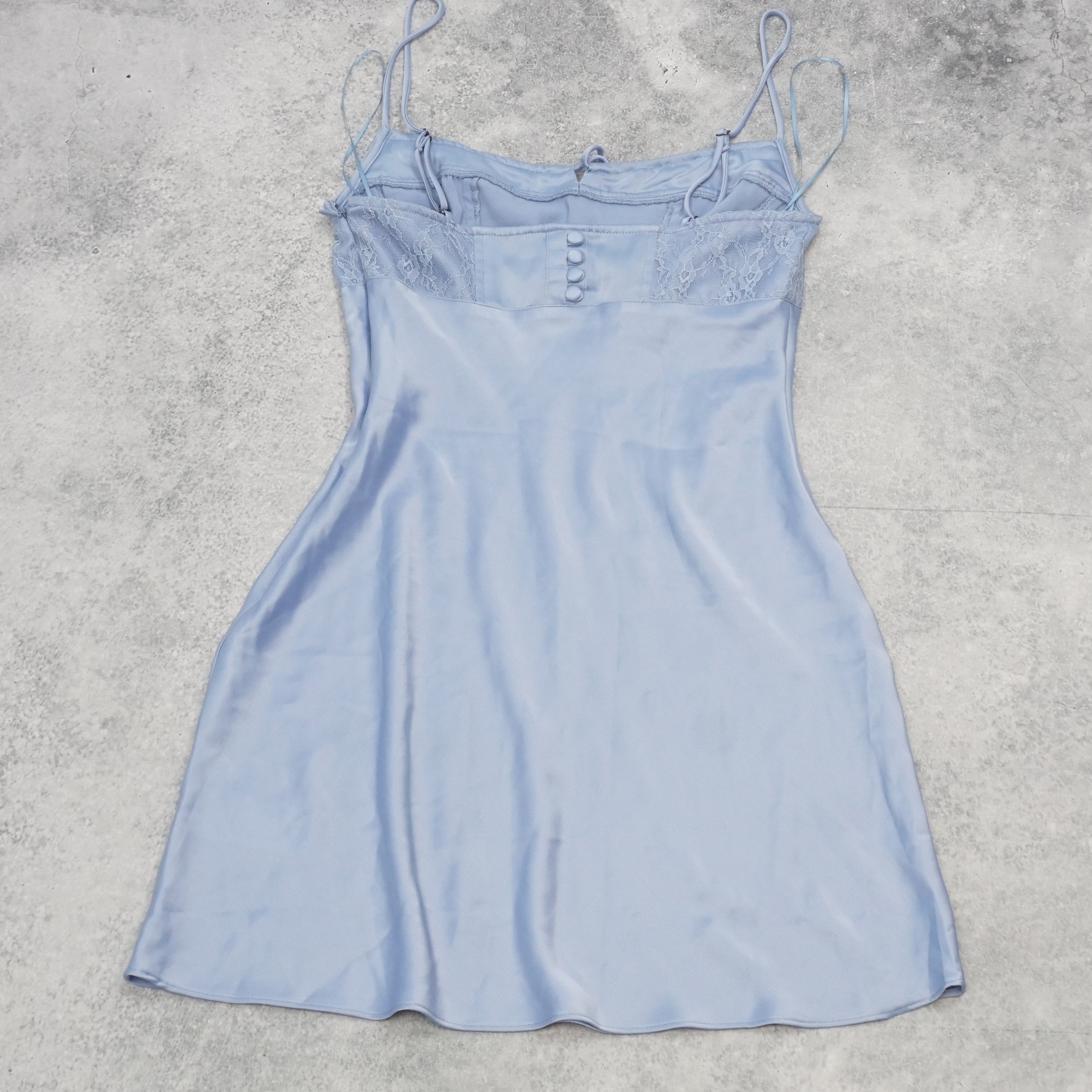 Urban Outfitters Satin Lace Mini Slip Dress