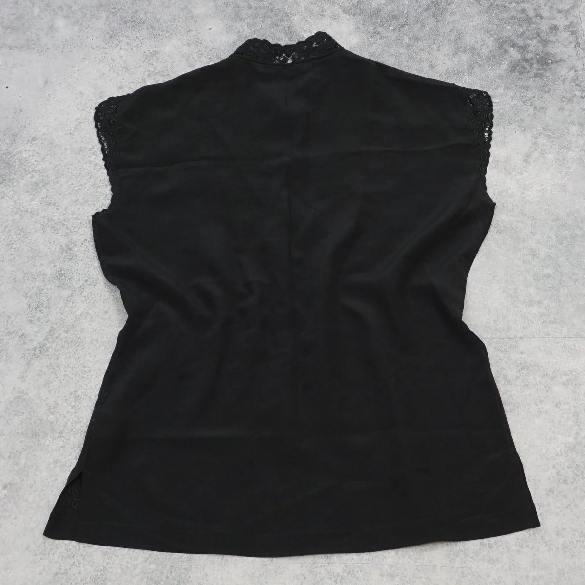 90s Peony Silk Blouse