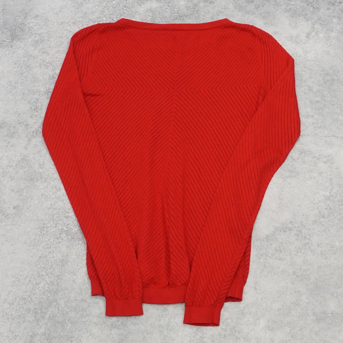 David Lawrence Chevron Sweater Knit