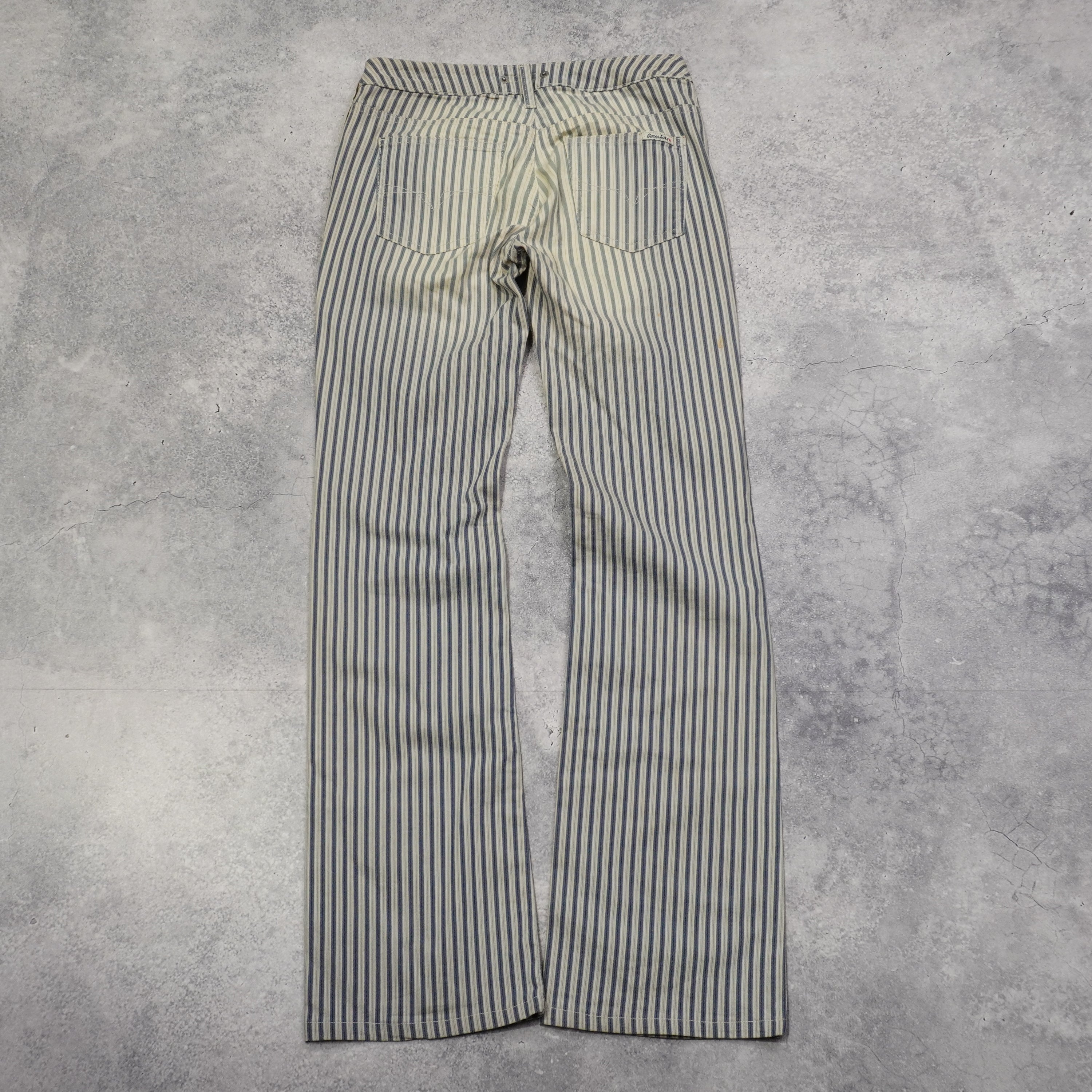 2000s Guess Striped Low Rise Pants