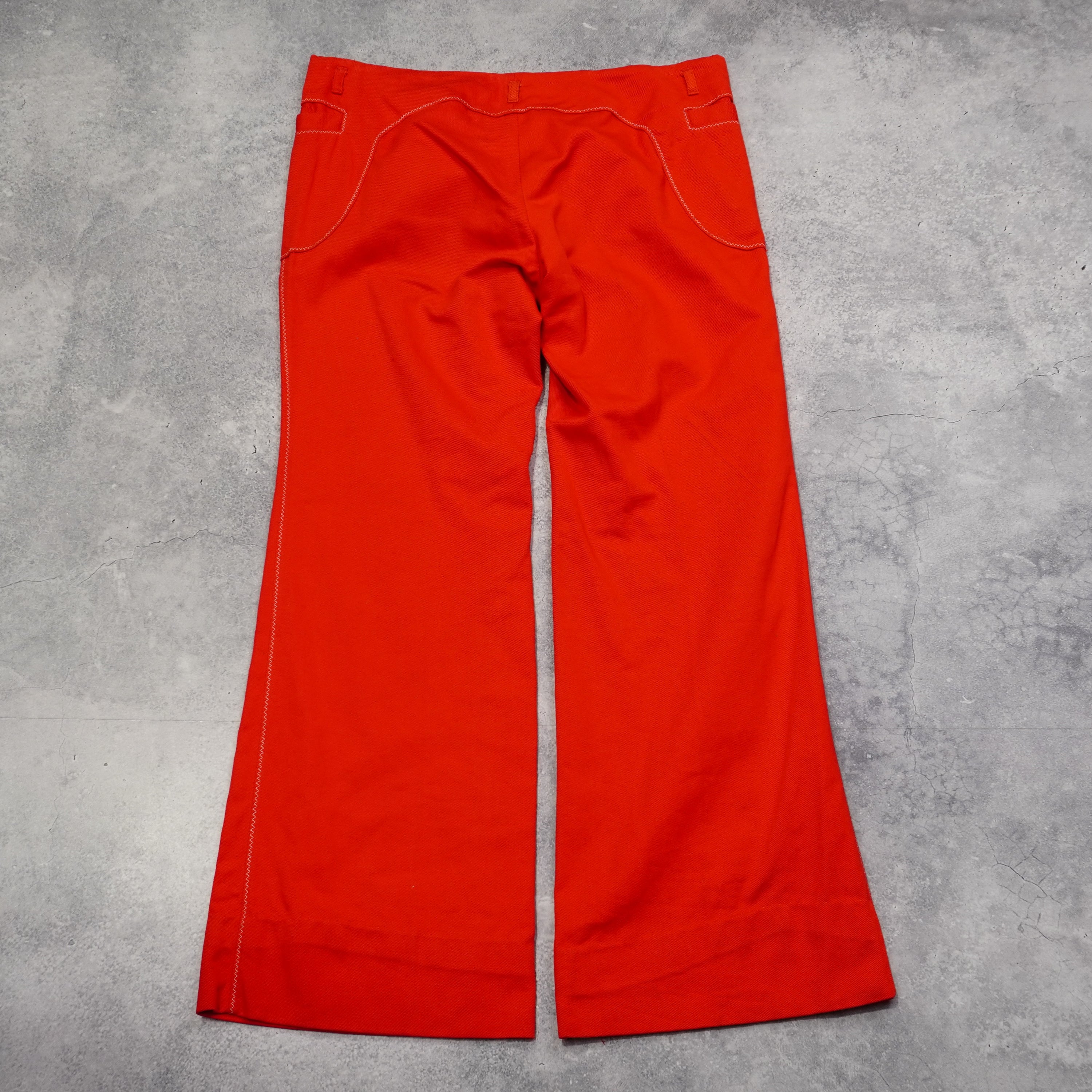 70s Simpson Cotton Flared Pants