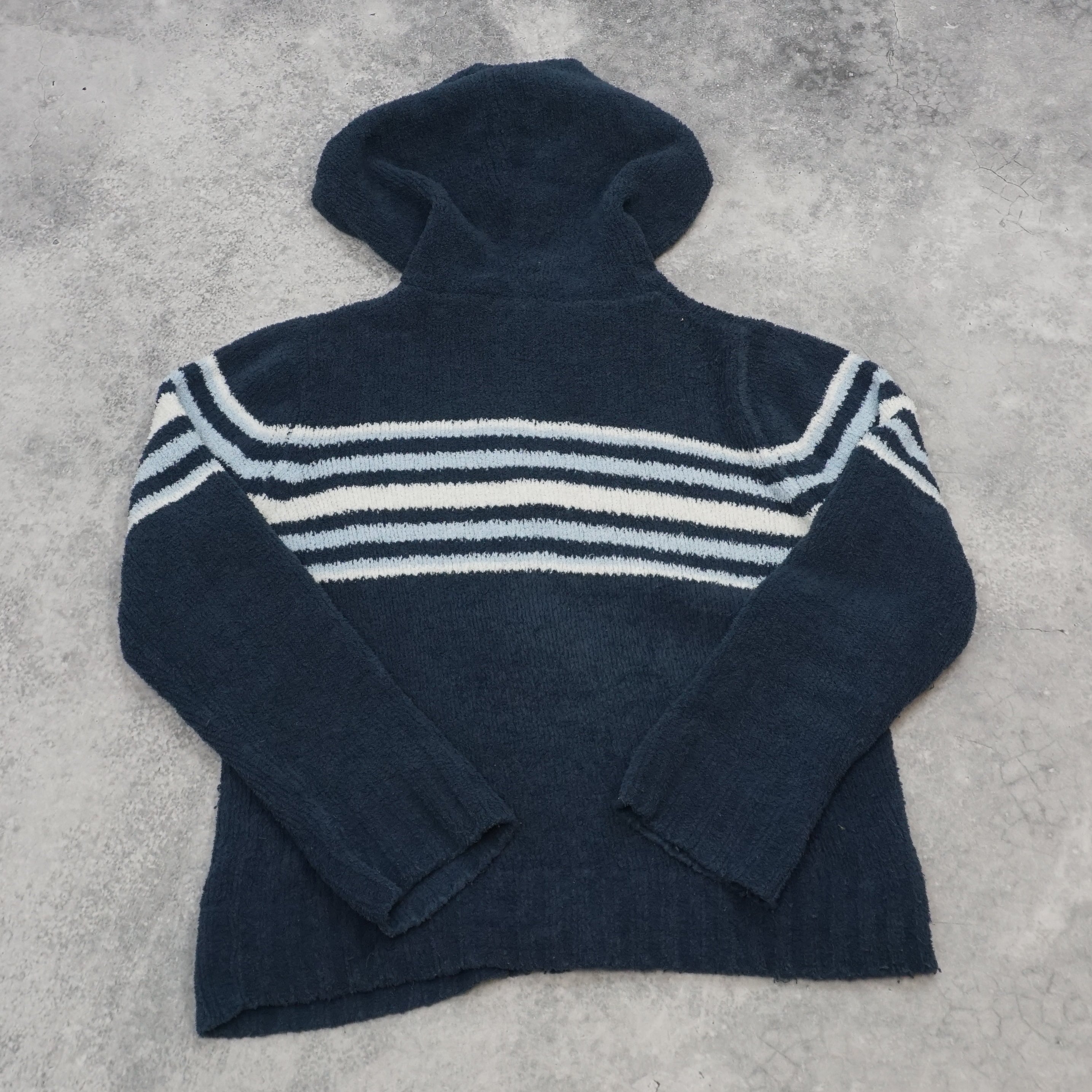 2000s Cherry Lane Striped Hoodie