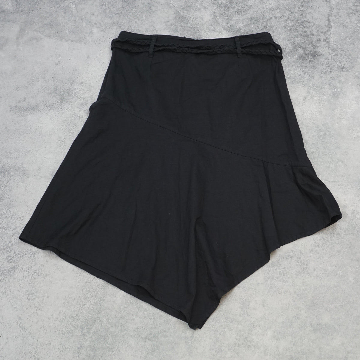 Motel Asymmetric Belted Skirt
