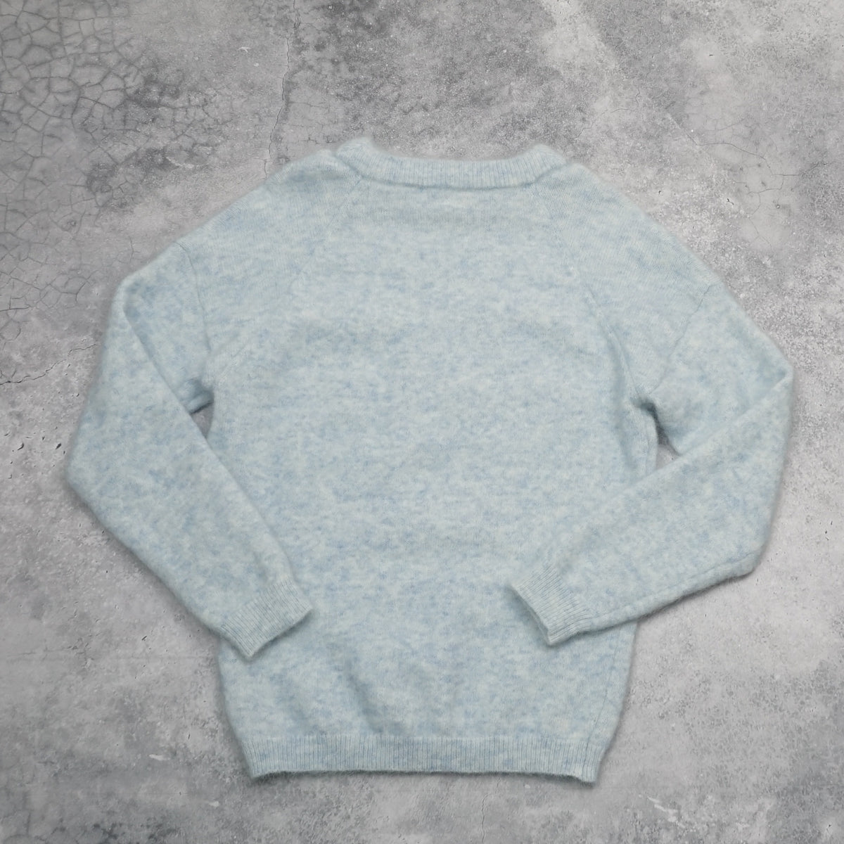 Acne Studios Mohair Blue Knit Sweater
