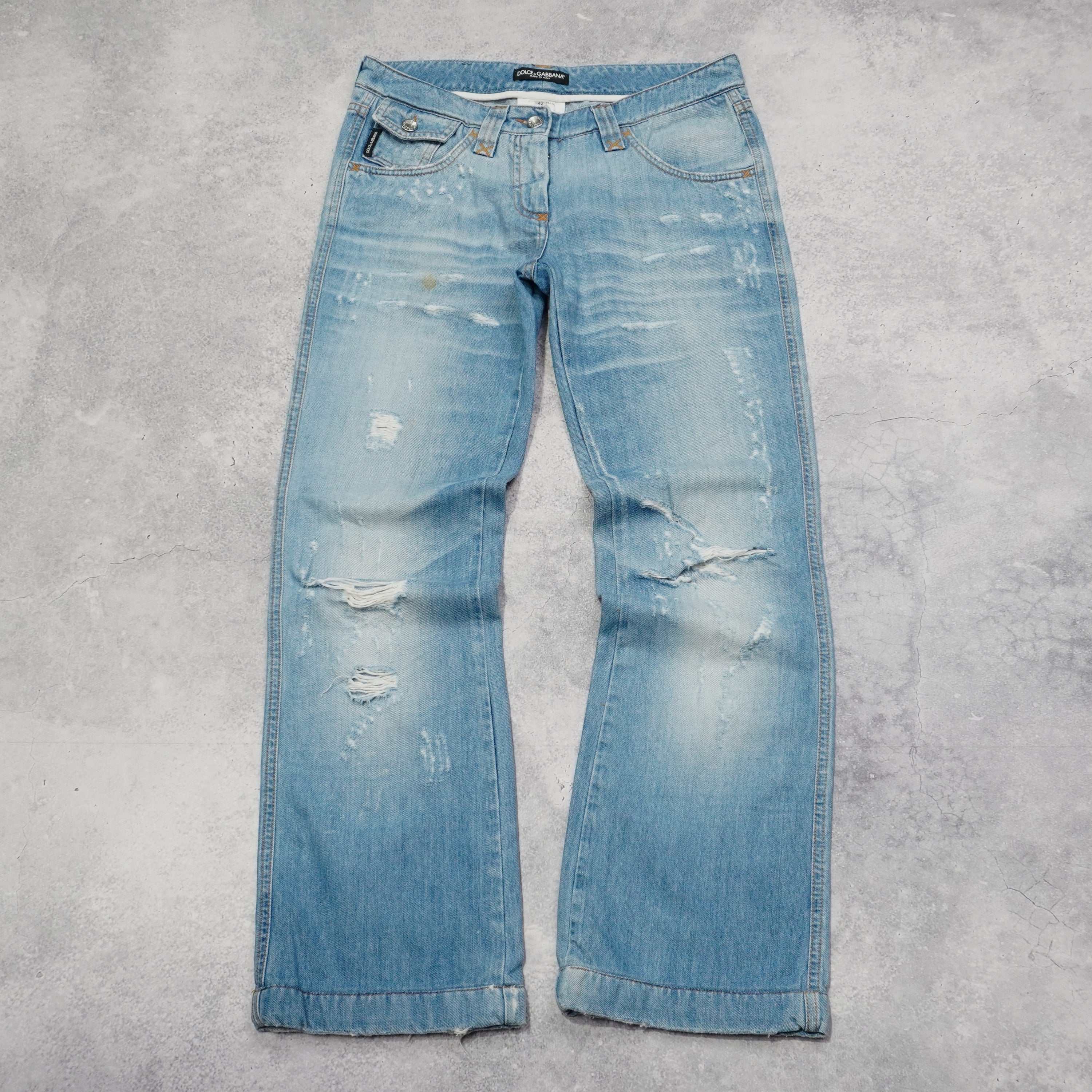 2000s Dolce & Gabbana Low Rise Jeans