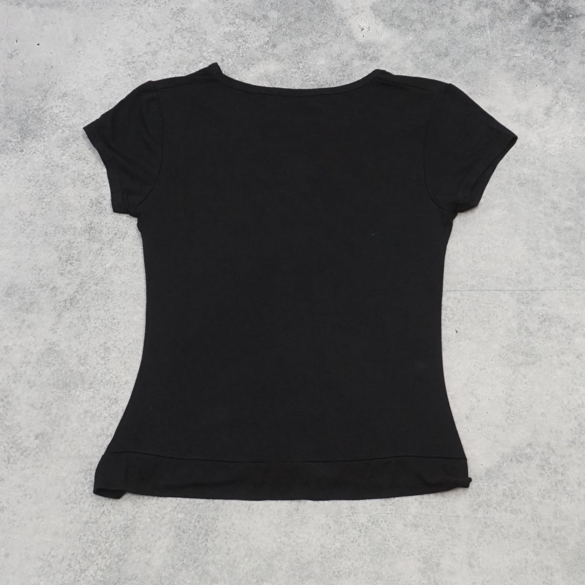 2000s Dkny Rhinestone Ruched Top