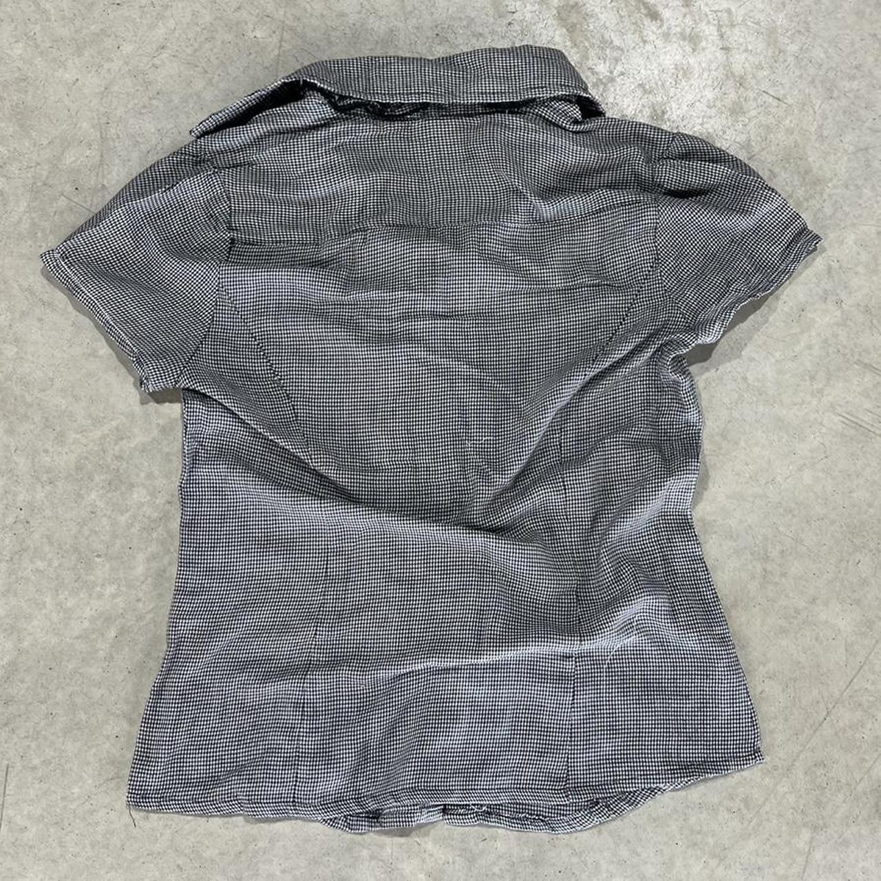 2000s K. Garcon Ruffled Button Up