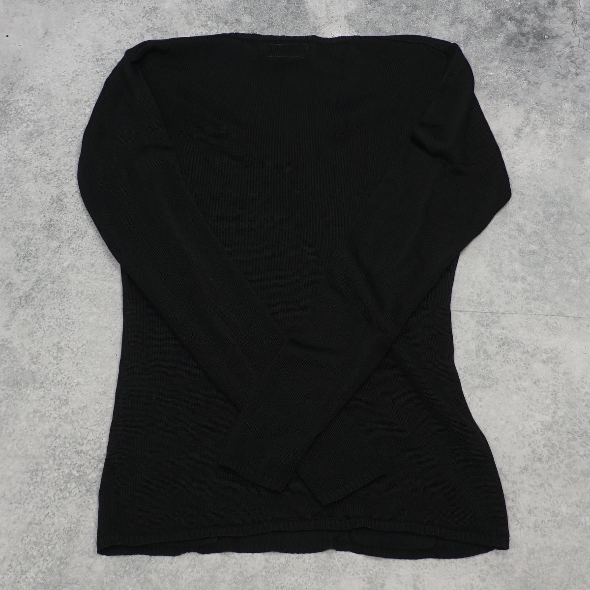 2000s SABA Sheer V-neck Knit Sweater