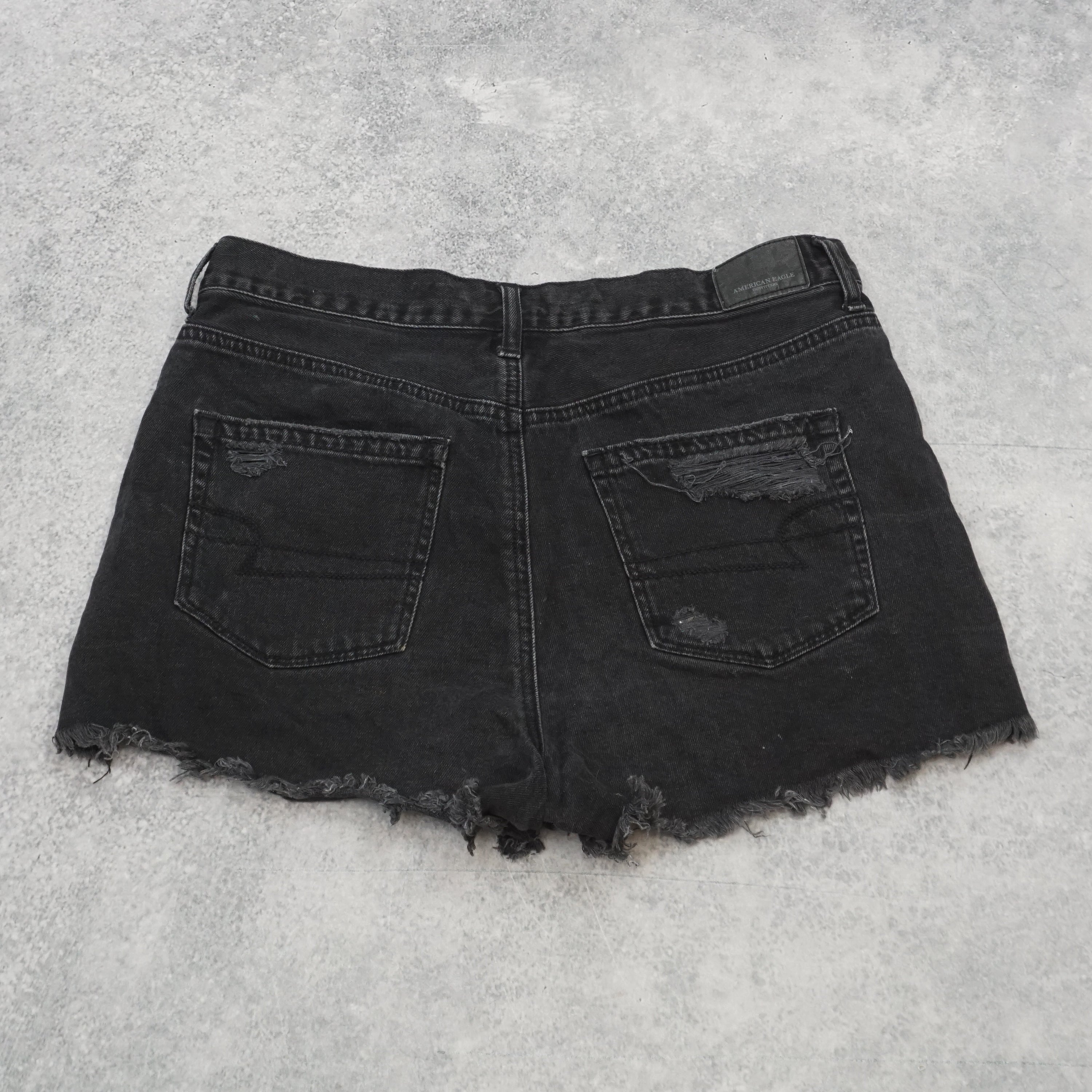 American Eagle Distressed Denim Shorts Jorts