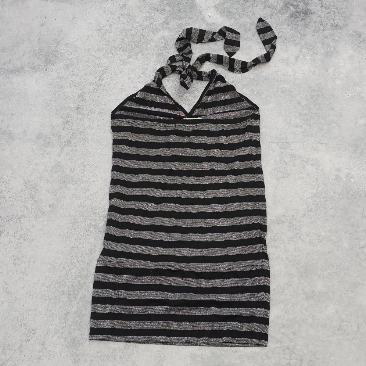 2000s C.O.L.Z.A Halter Striped Top