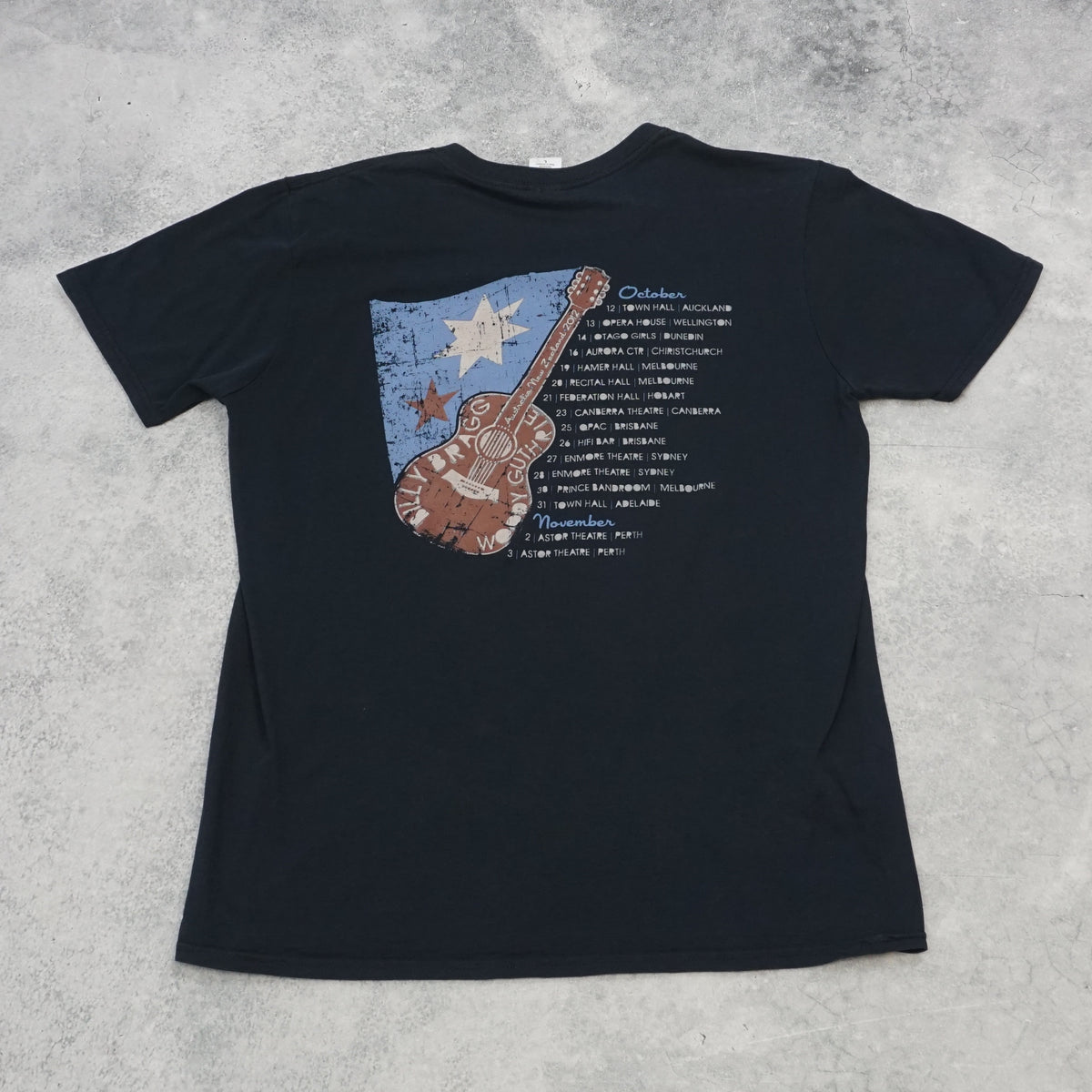 2000s Gildan Billy Bragg Tour Graphic T-Shirt