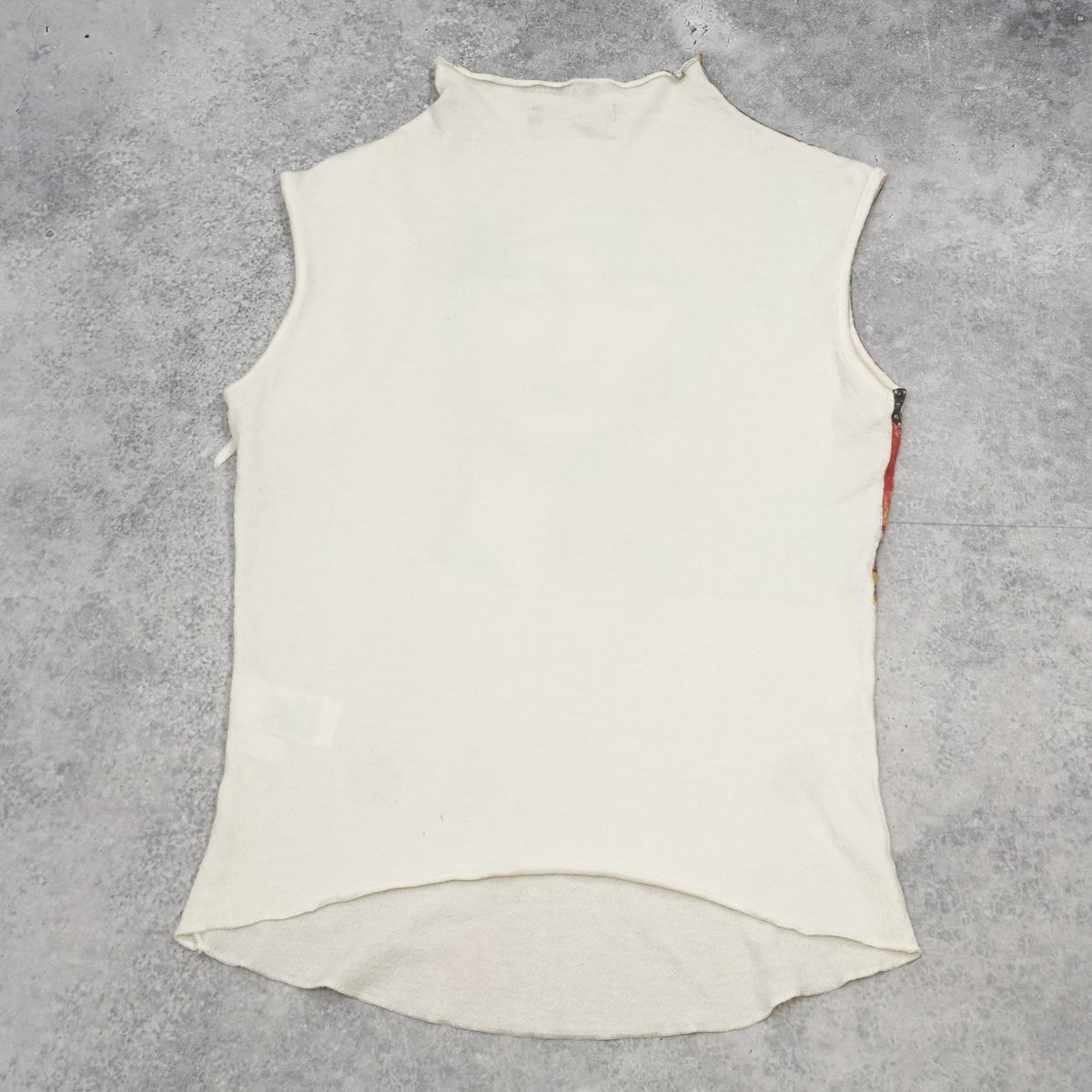 2000s Replay Graphic Fringe Sleeveless Top